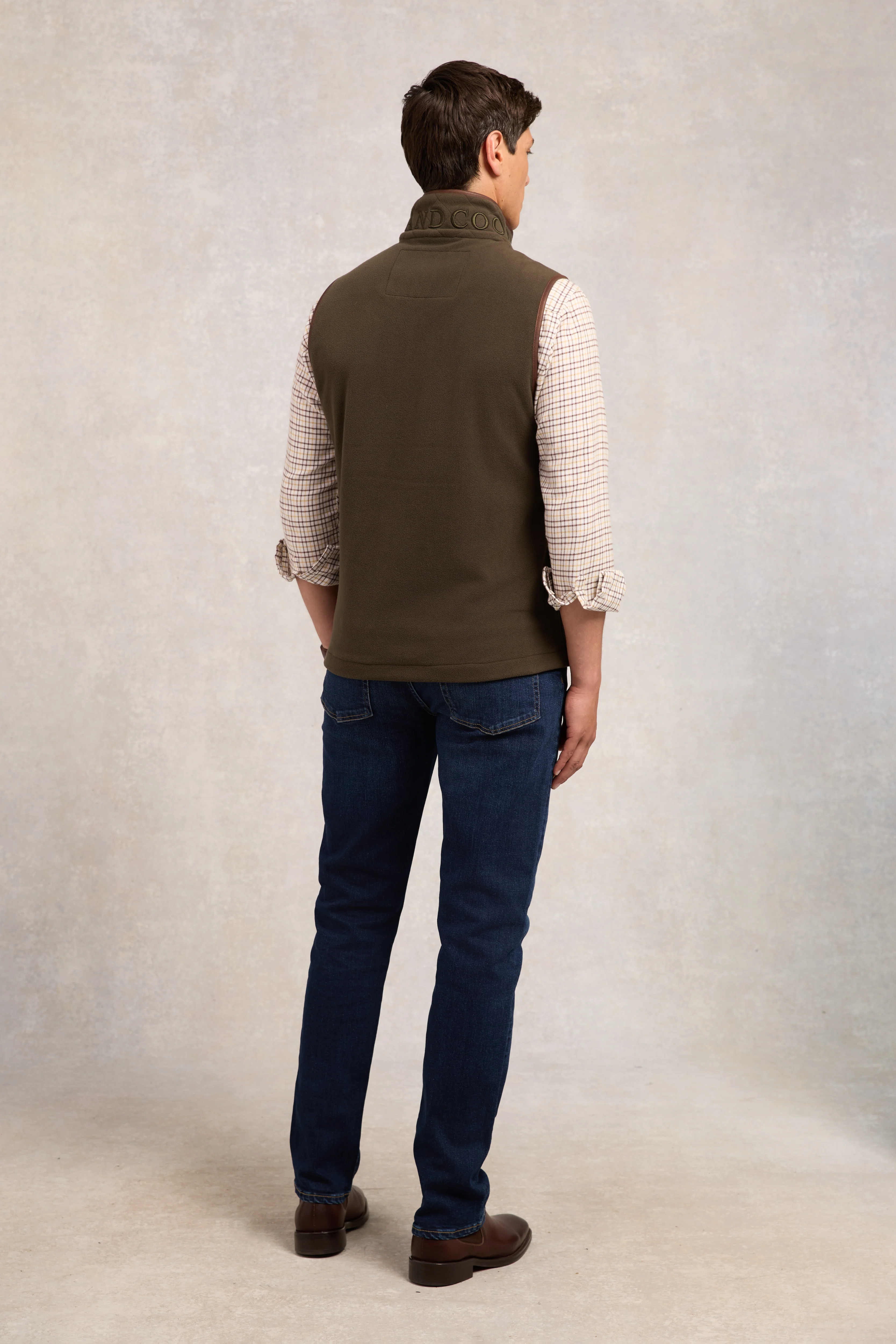Country Fleece Gilet (Khaki)