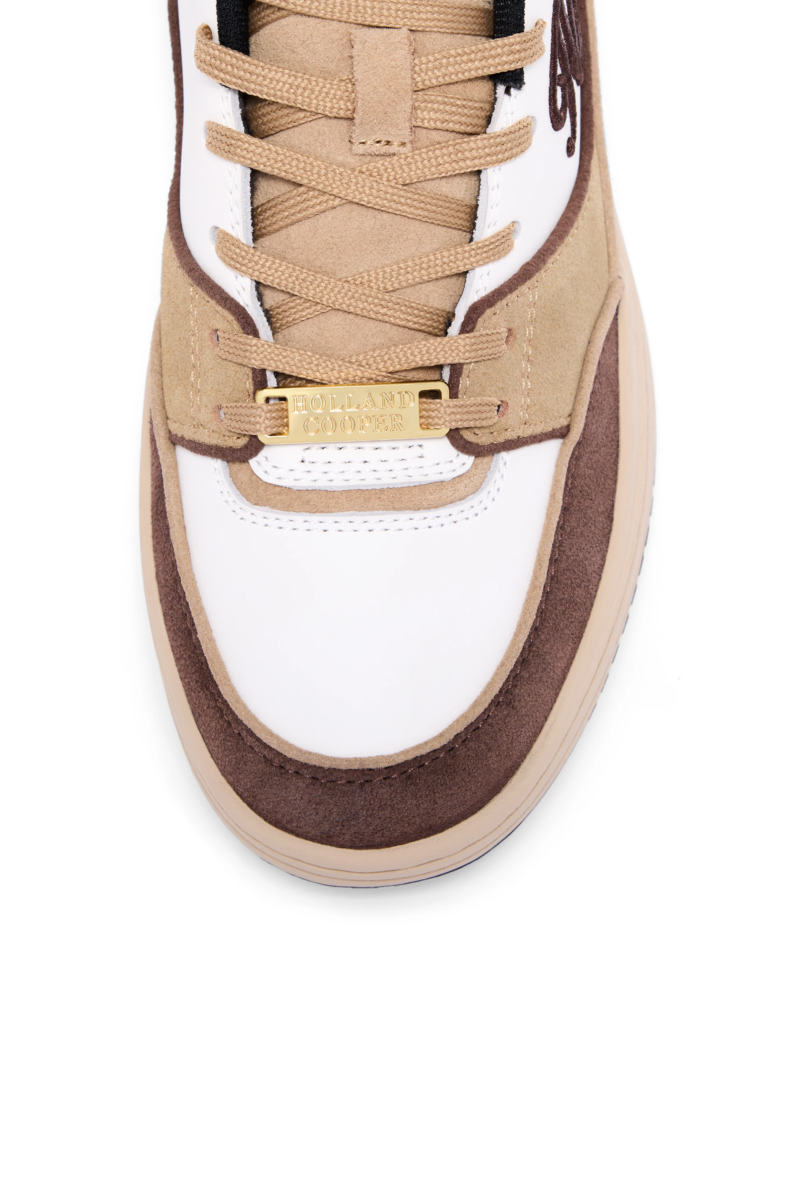 Retro Trainer (Taupe Tan Nude)