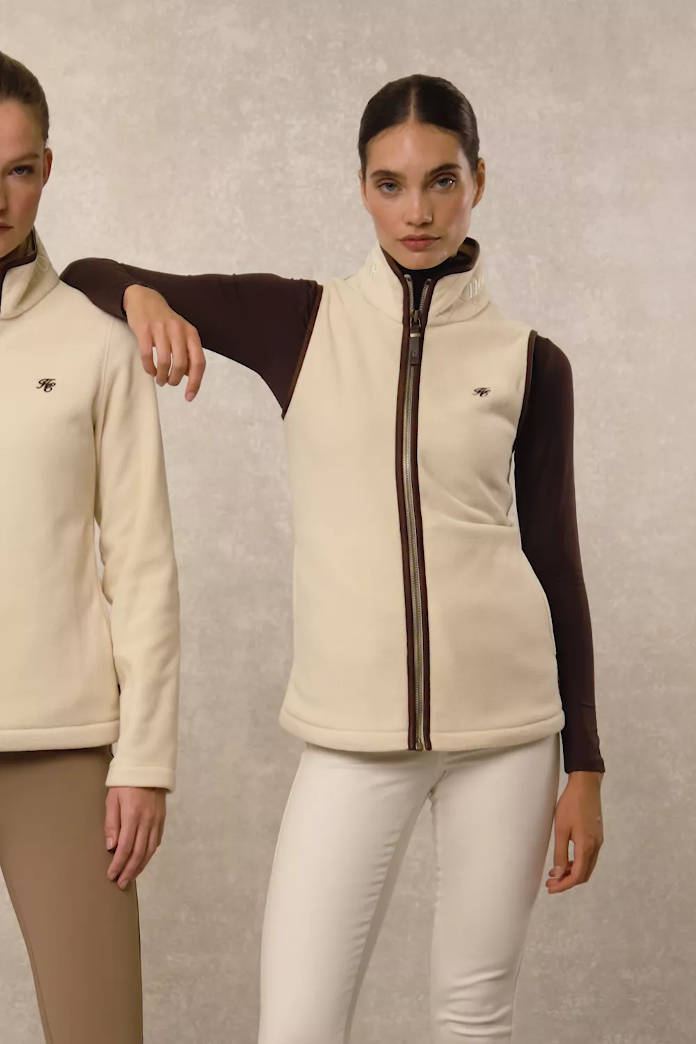 Country Fleece Gilet (Cream)