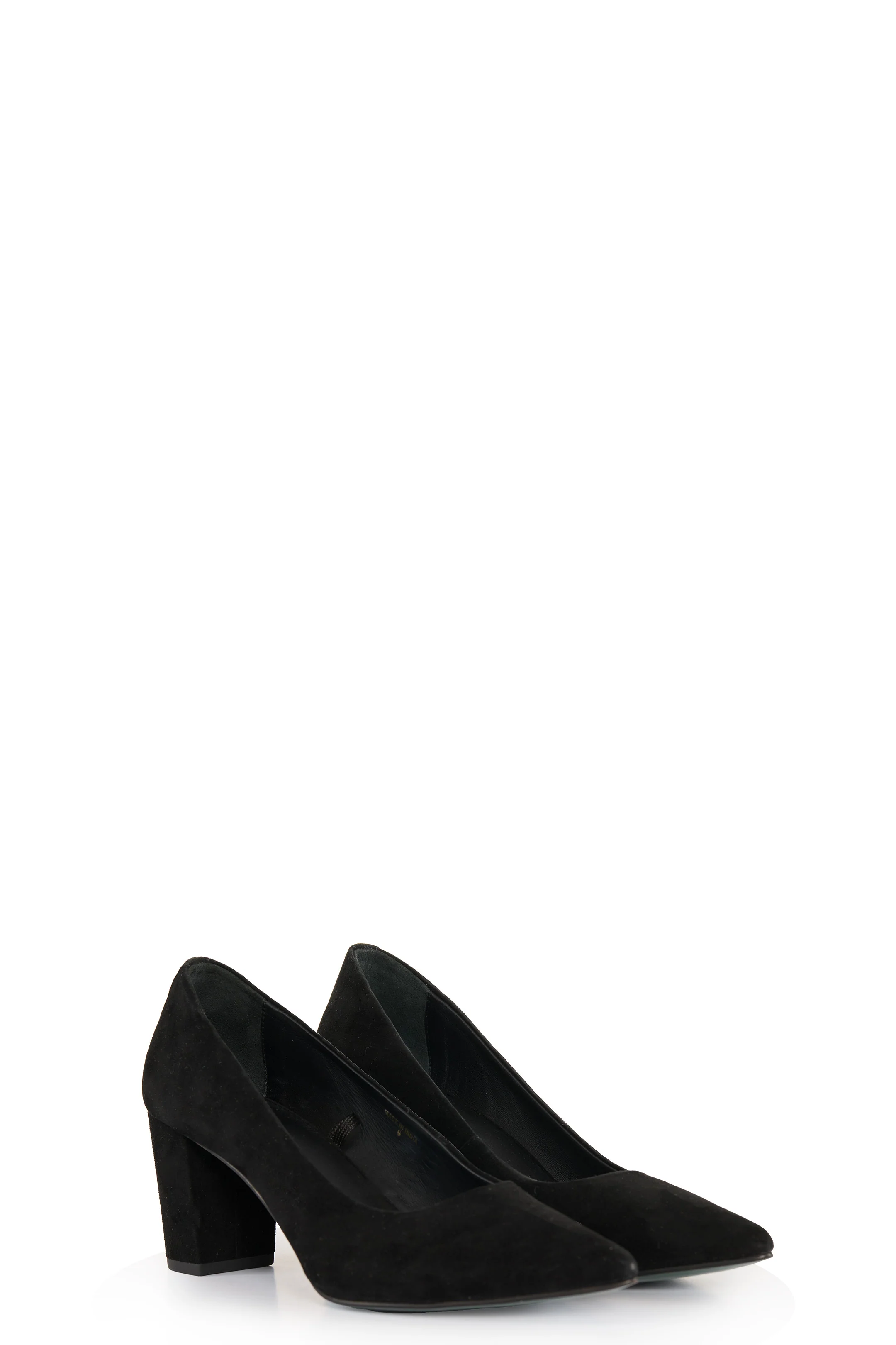 Regency Court Shoe (Black Suede)