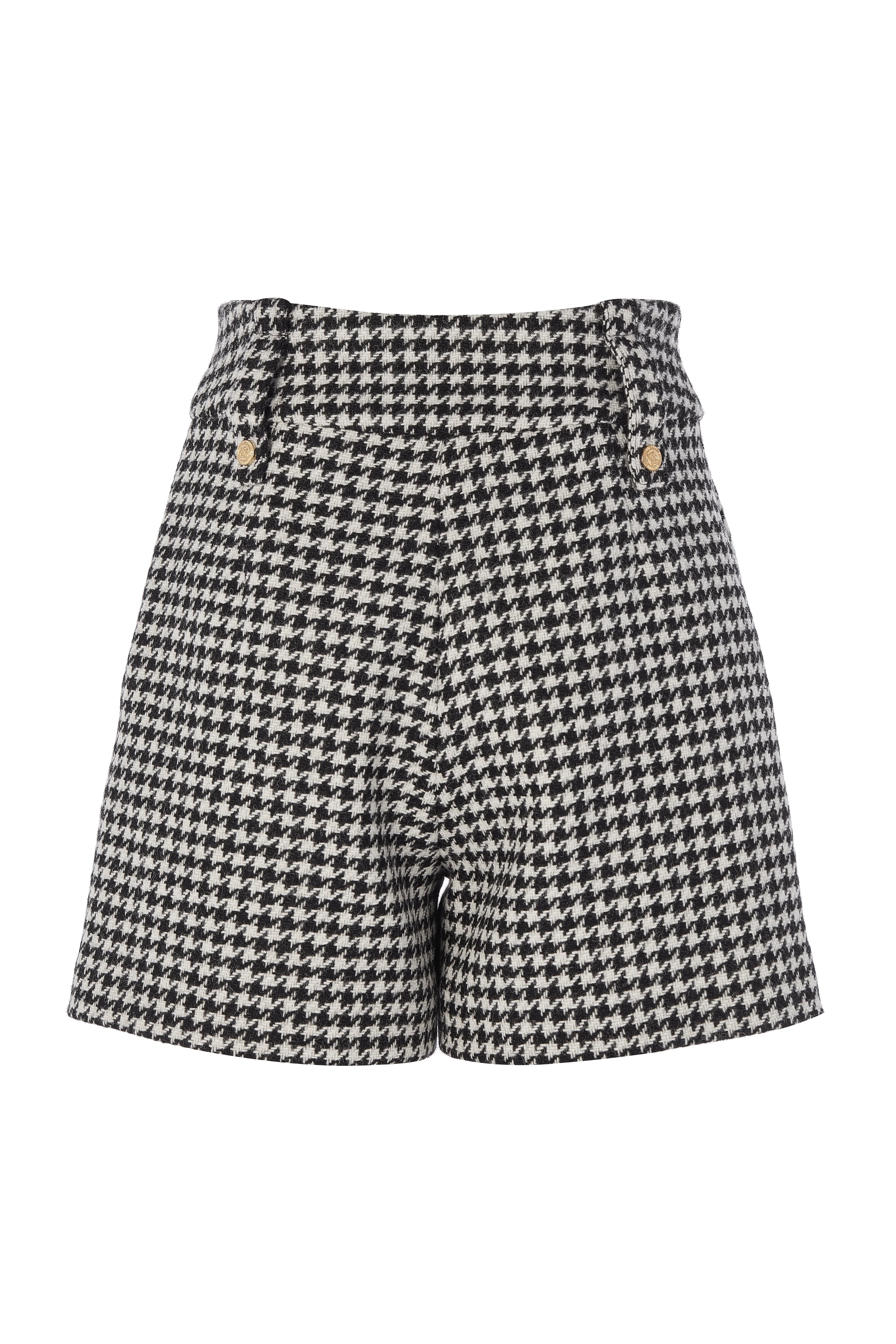 Luxe Tailored Short (Houndstooth)