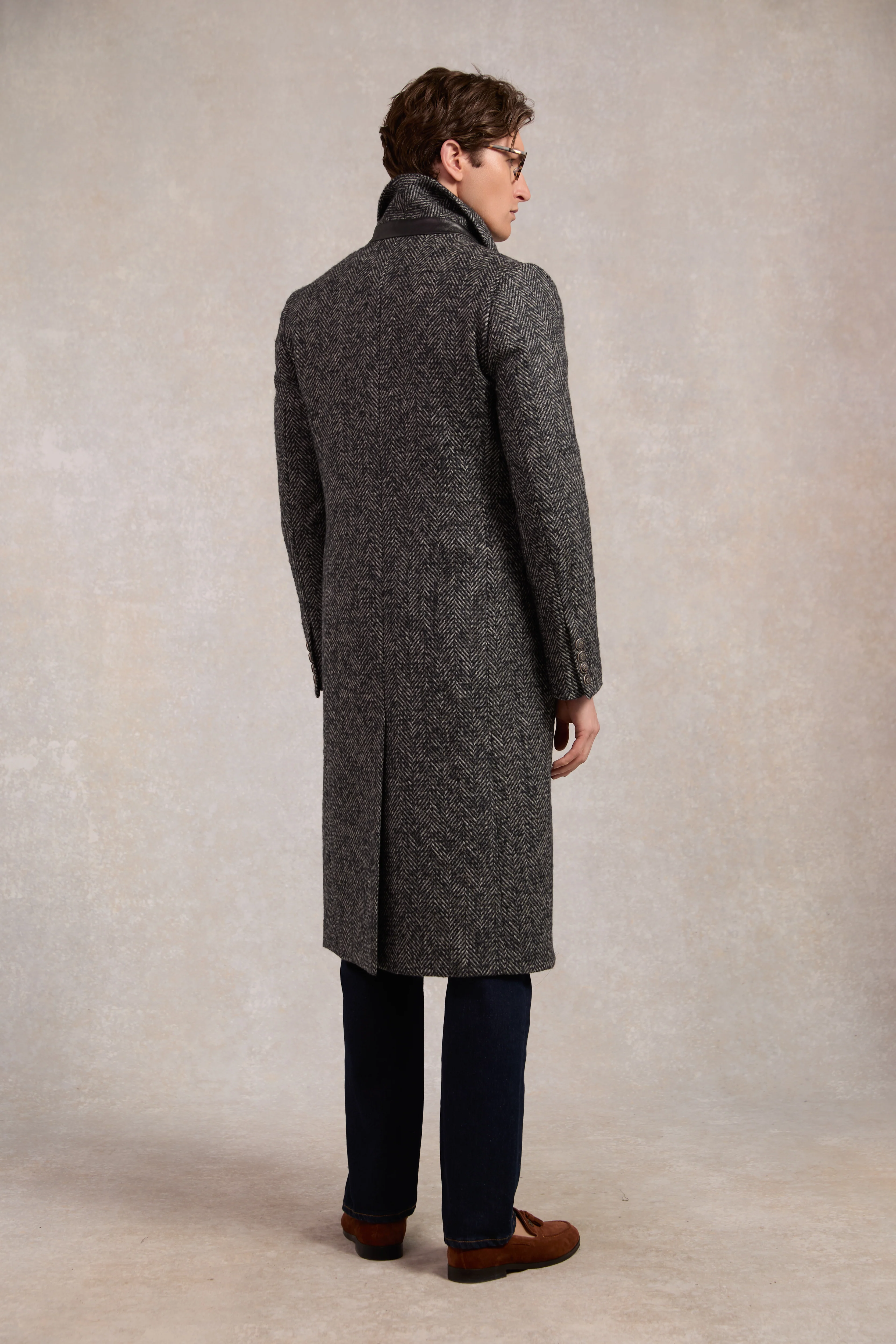 The Fairford Coat (Ebony Herringbone)