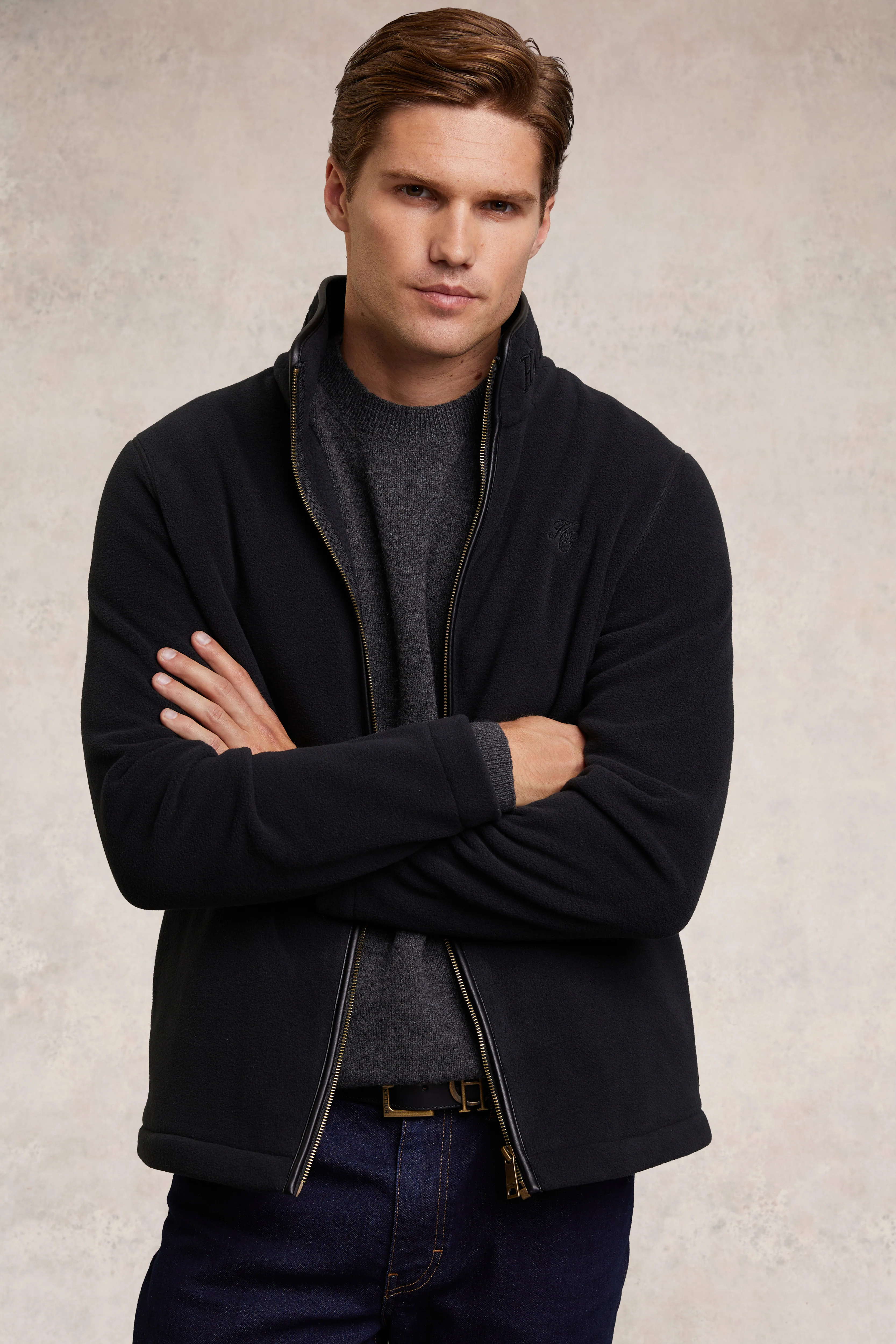Country Fleece Jacket (Black)