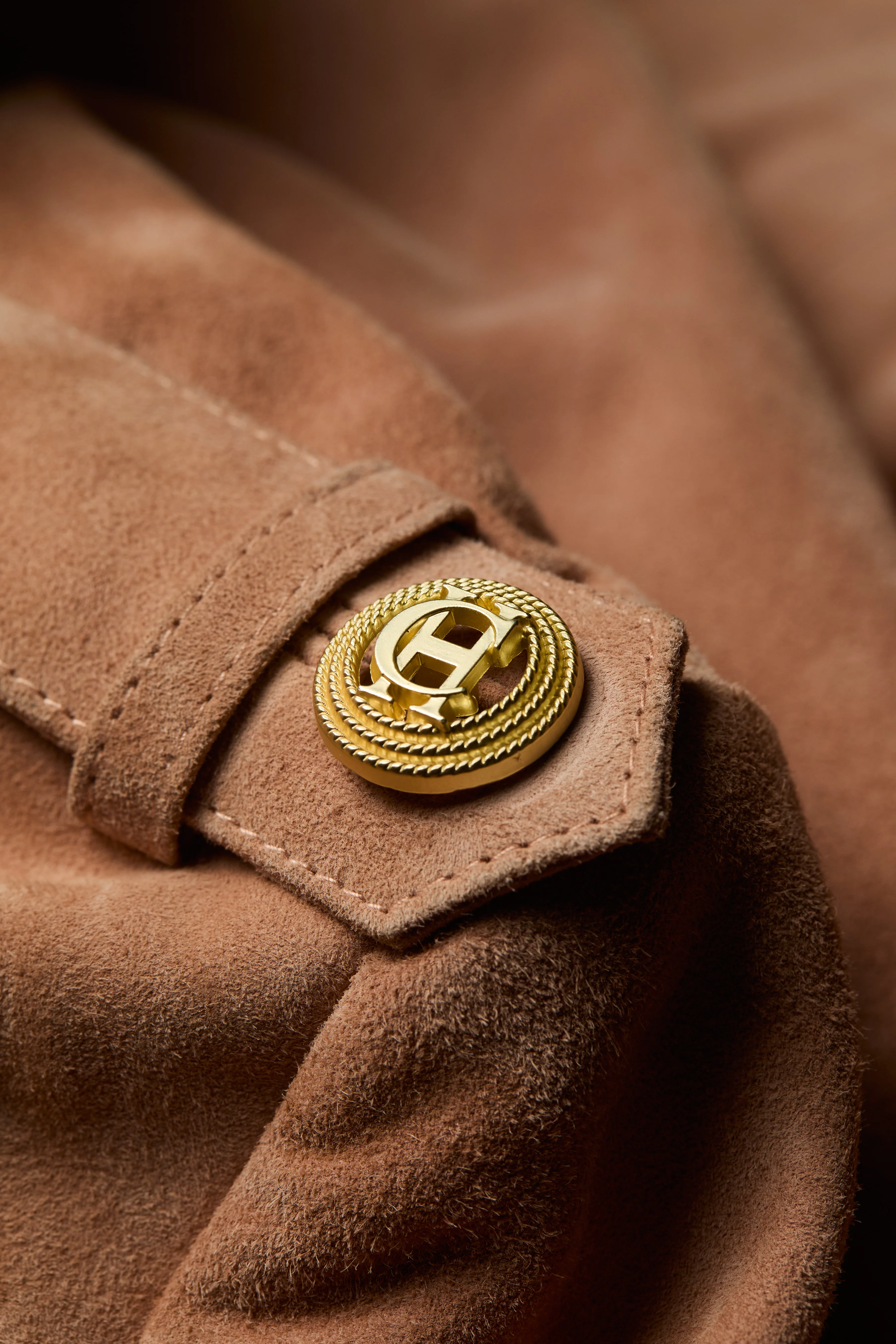 Draycott Suede Jacket (Nude)