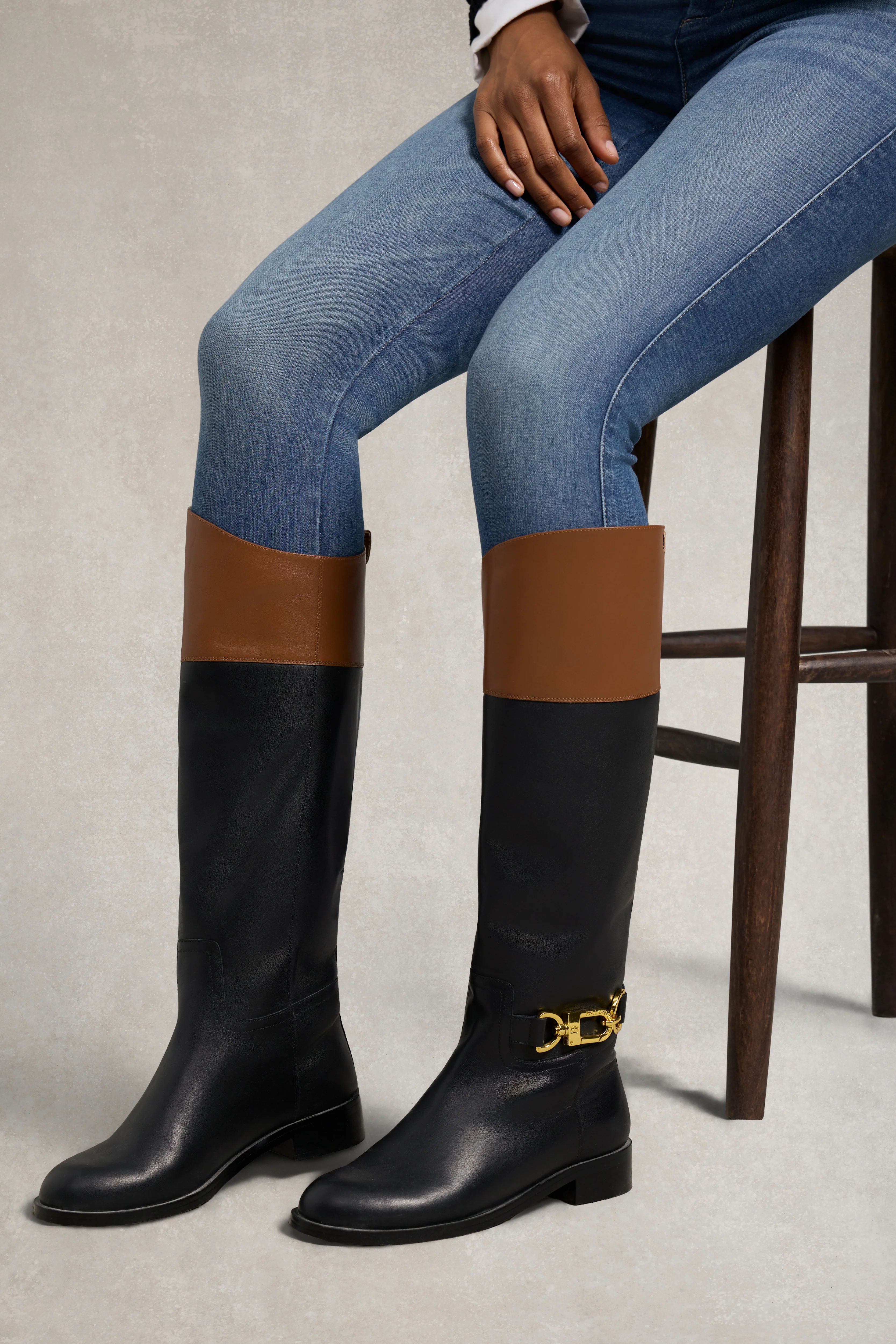 Bridle Boot (Black Tan)