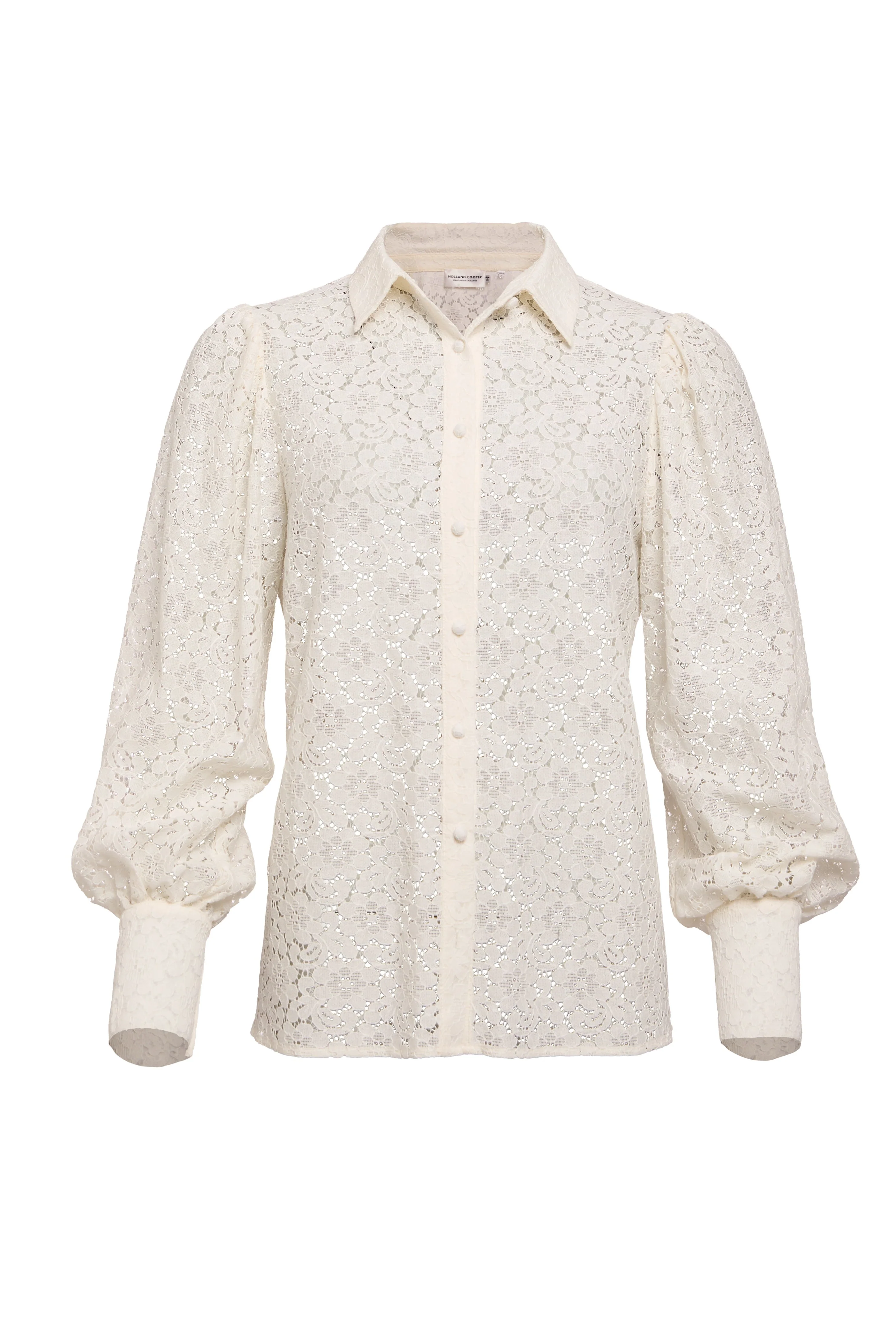Iona Lace Shirt (Ivory)