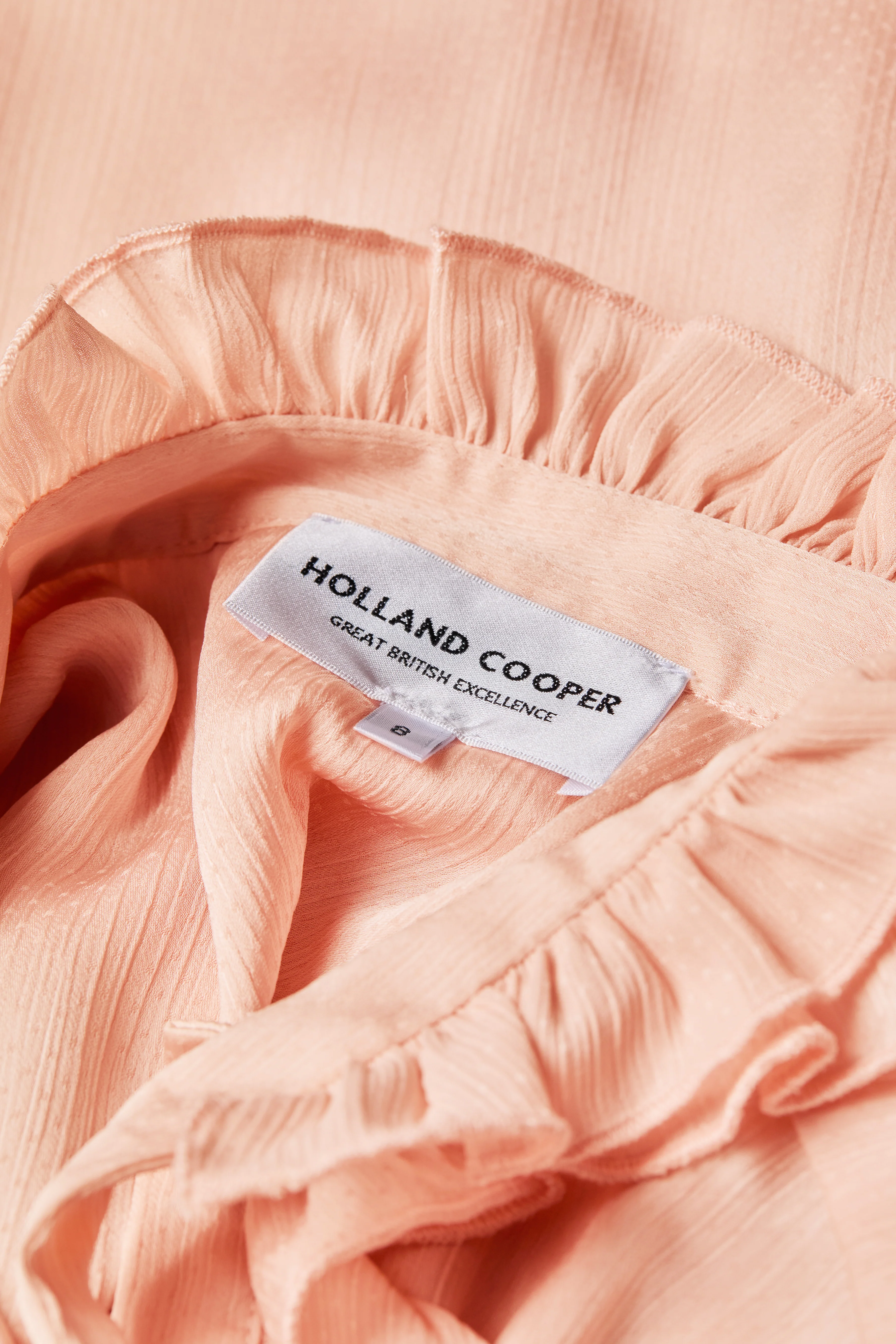 Rebecca Ruffle Blouse (Blush)