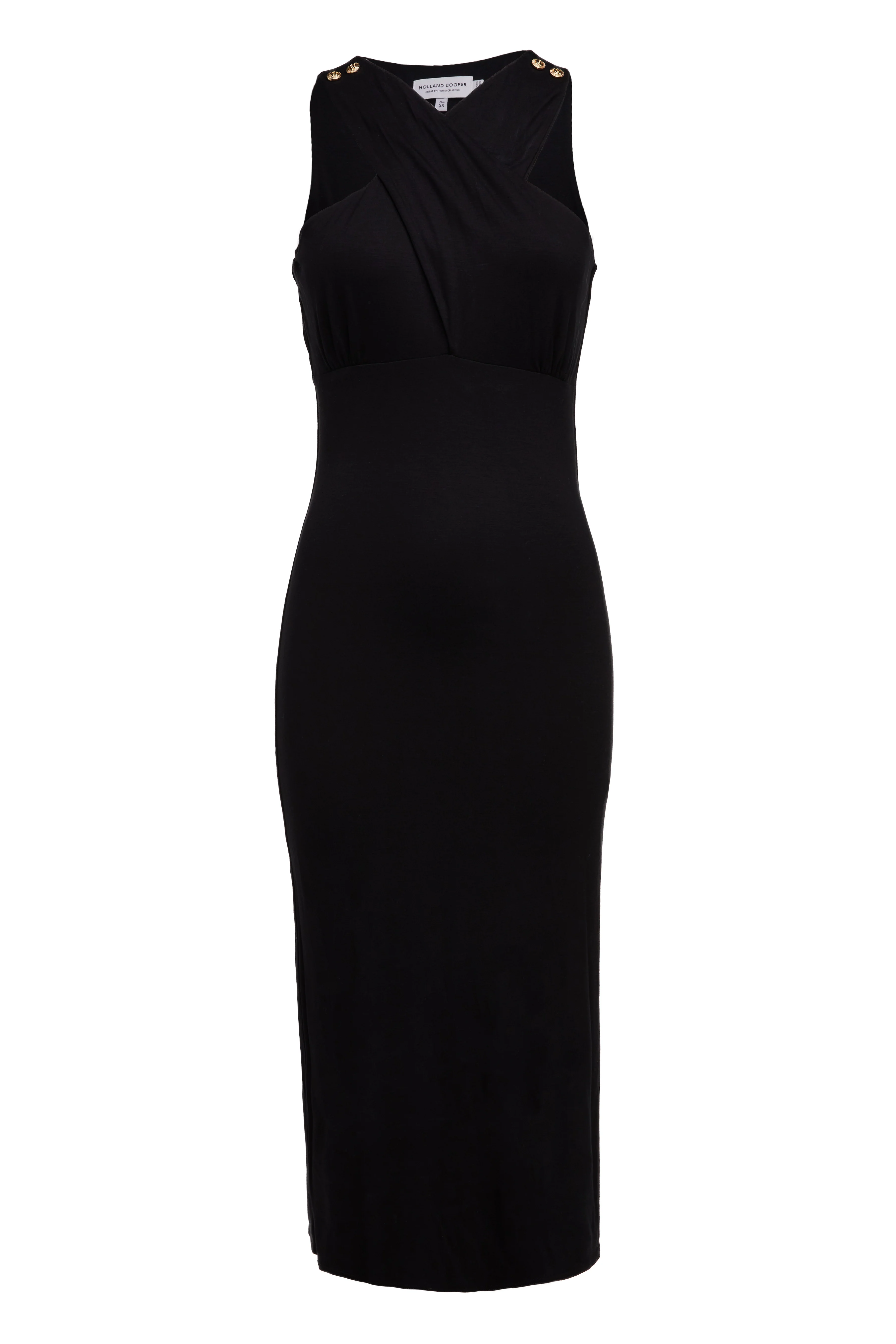 Mayfair Midi Dress (Black)