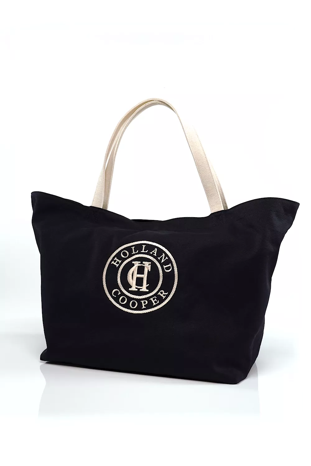 Classic Shopper (Navy Ecru)