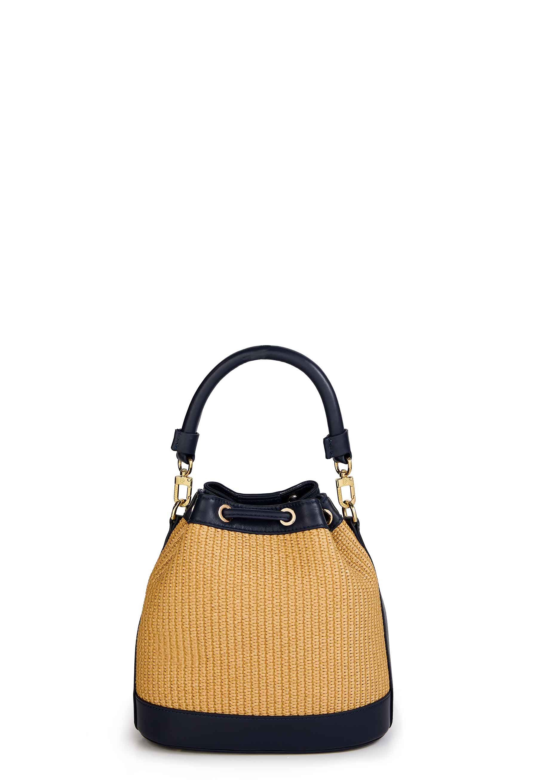 Abbot Bucket Bag (Rattan Navy)