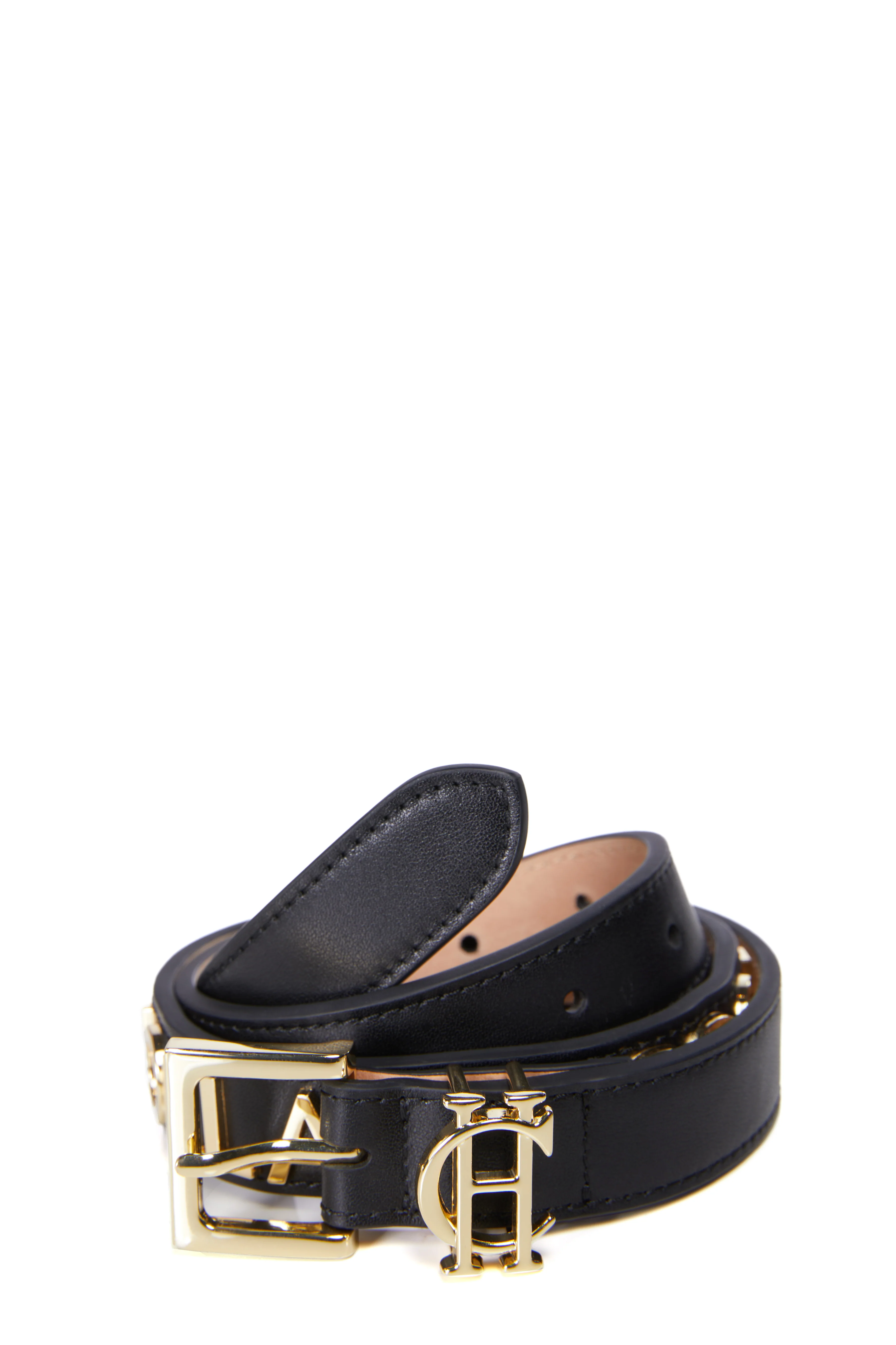 Abbot Leather Belt (Black Gold)