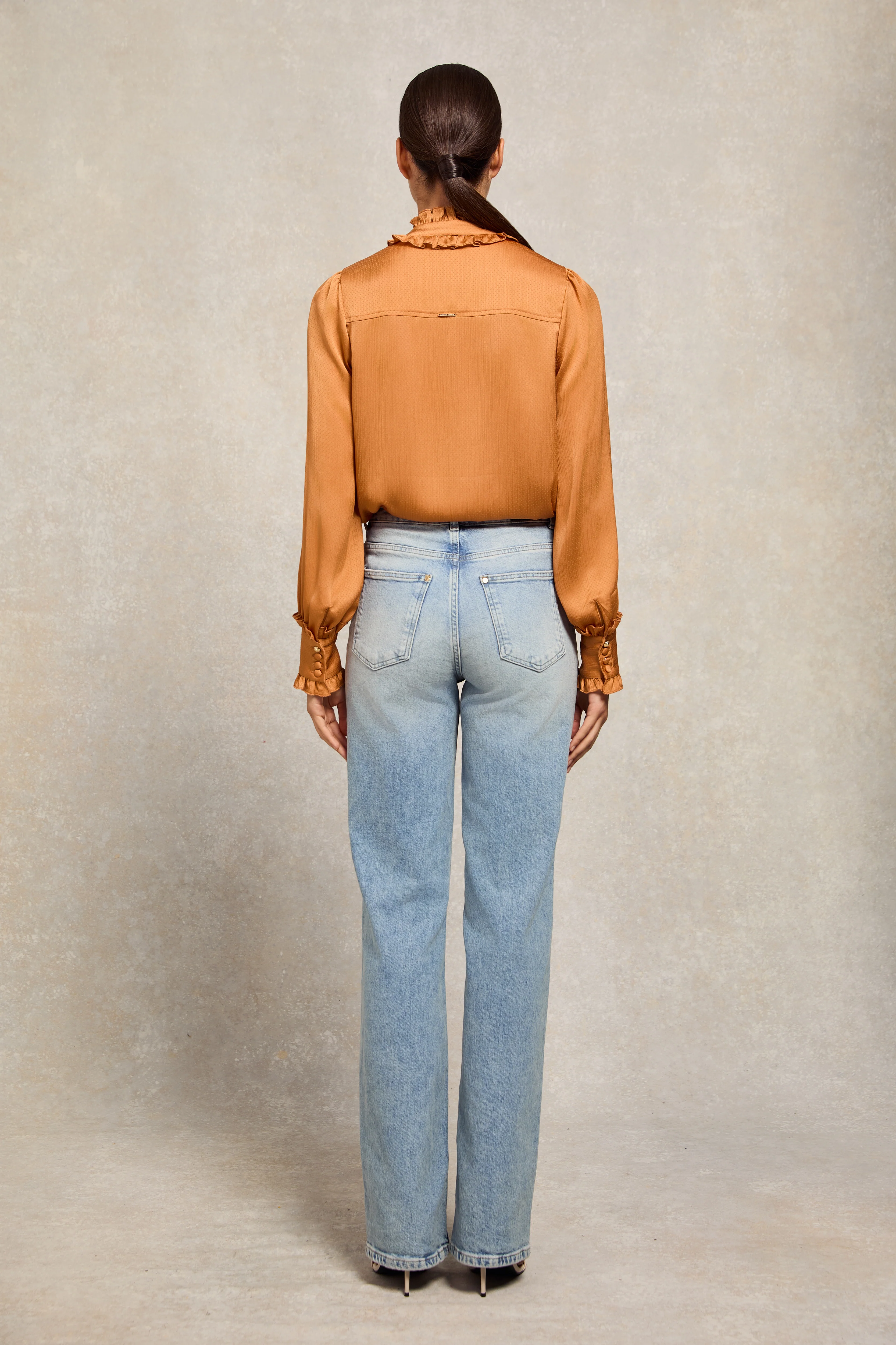 Ruby Ruffle Shirt (Sienna)