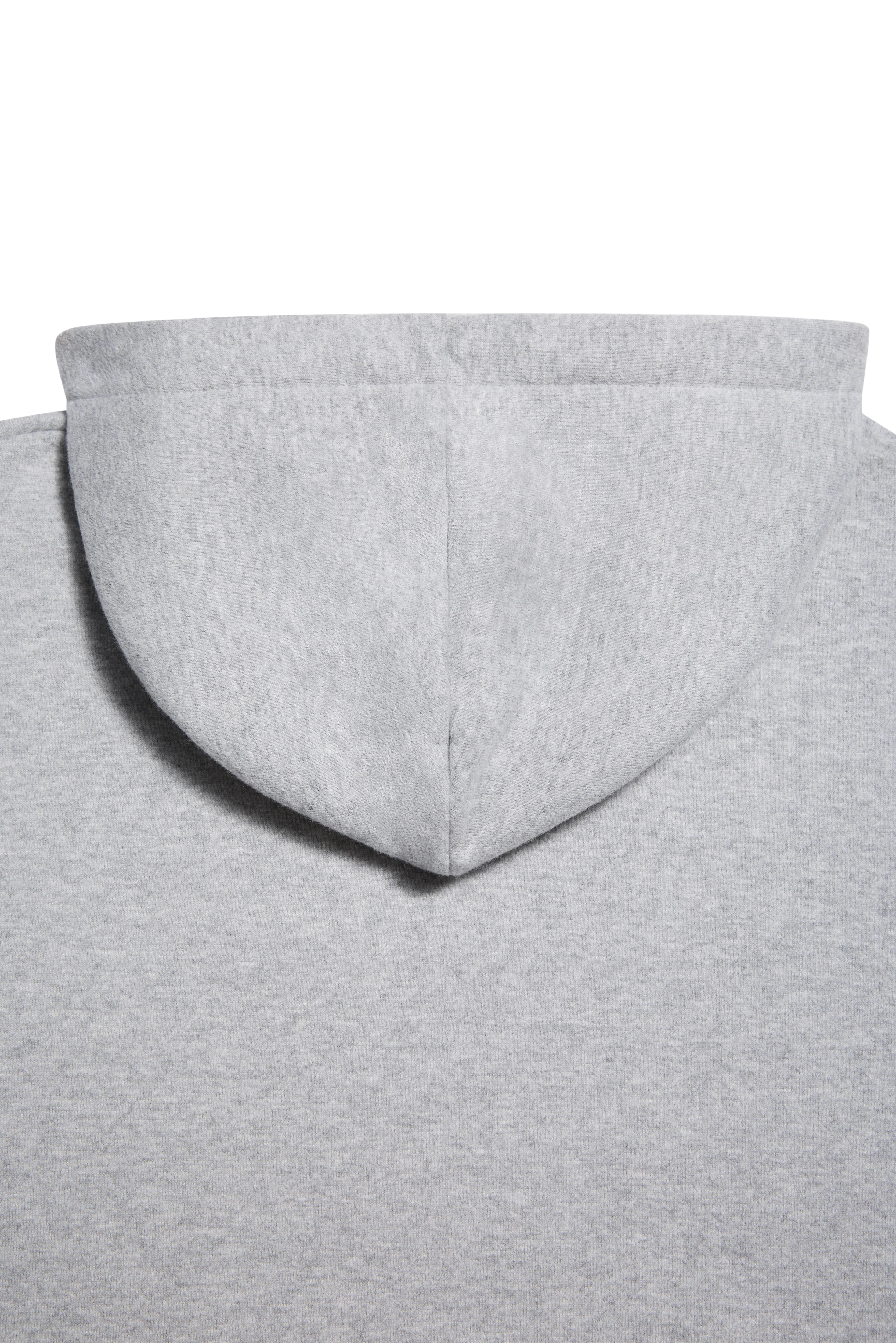 Relaxed Fit Script Hoodie (Grey Marl)