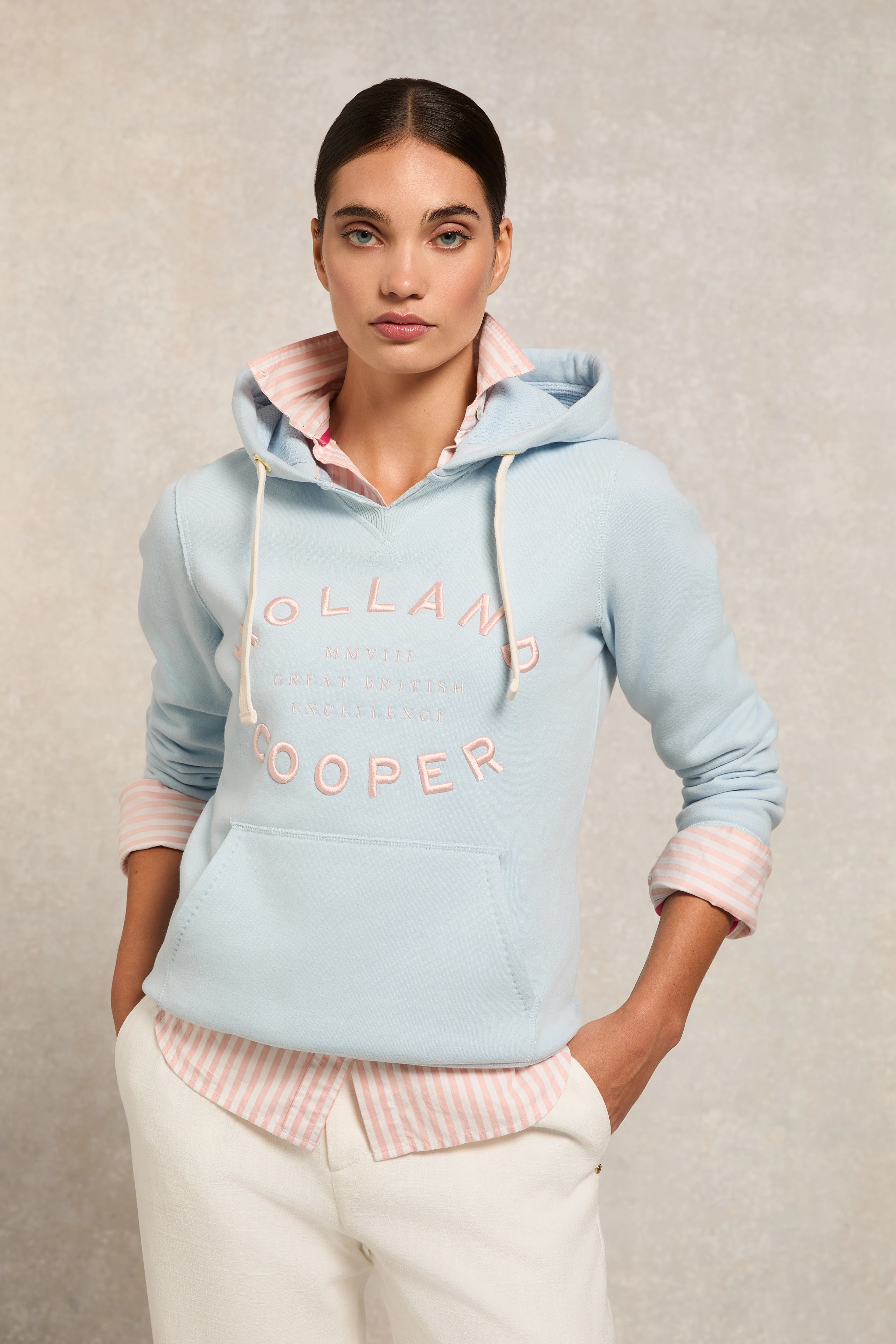 Varsity Hoodie (Pale Blue)