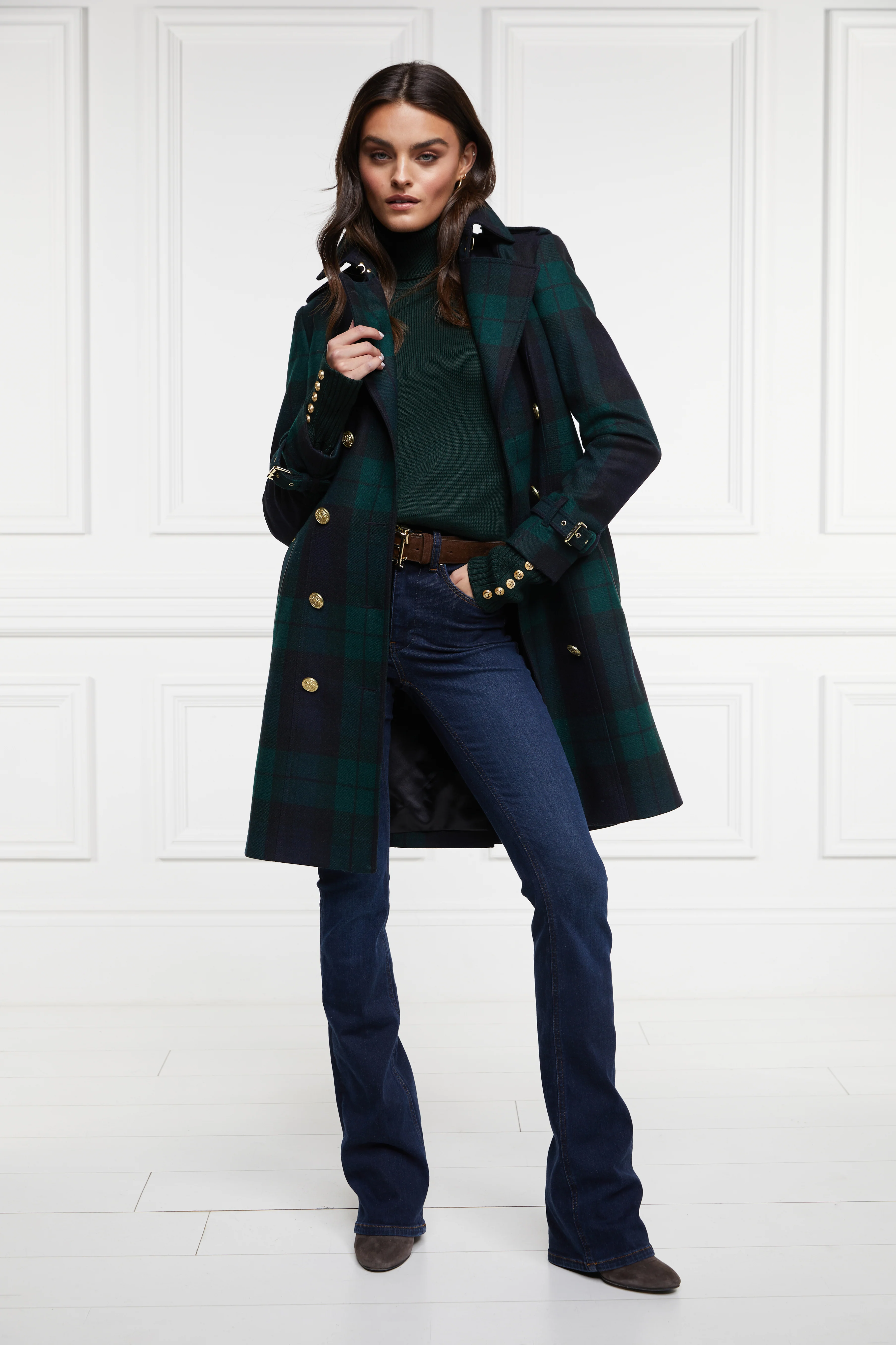 Chamonix Roll Neck Knit (Emerald)