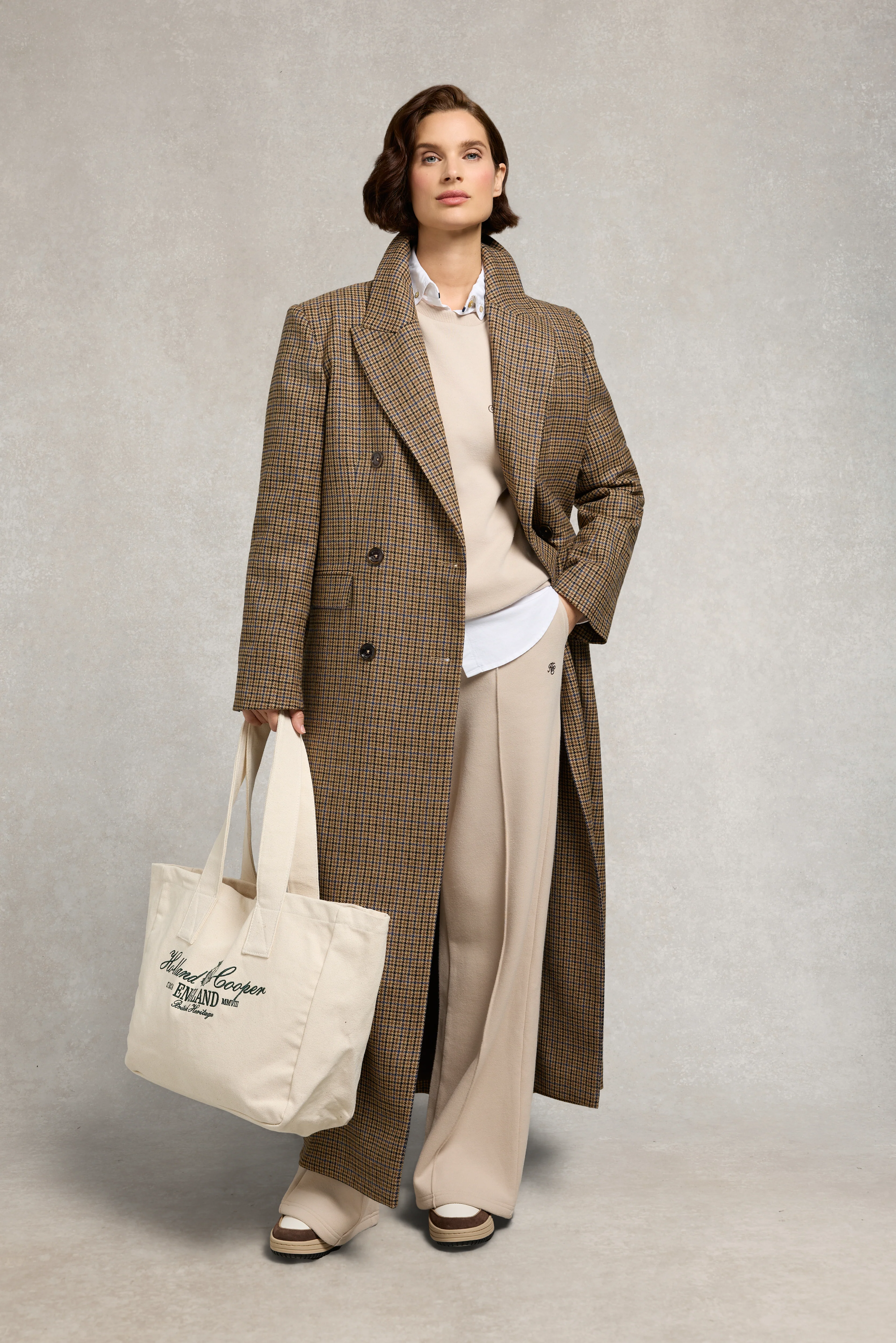 Relaxed Fit Crew Neck Sweat (Stone)