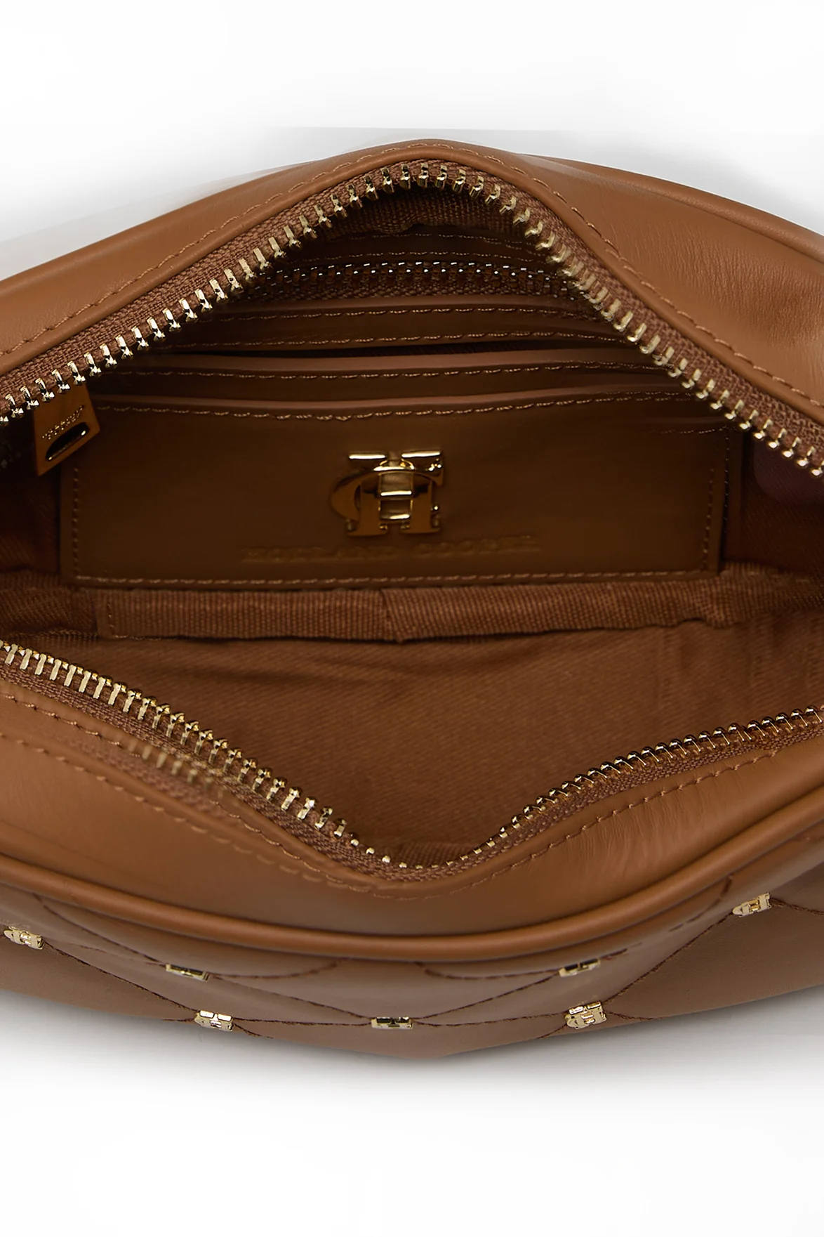 Soho Mini Quilted Camera Bag (Tan)