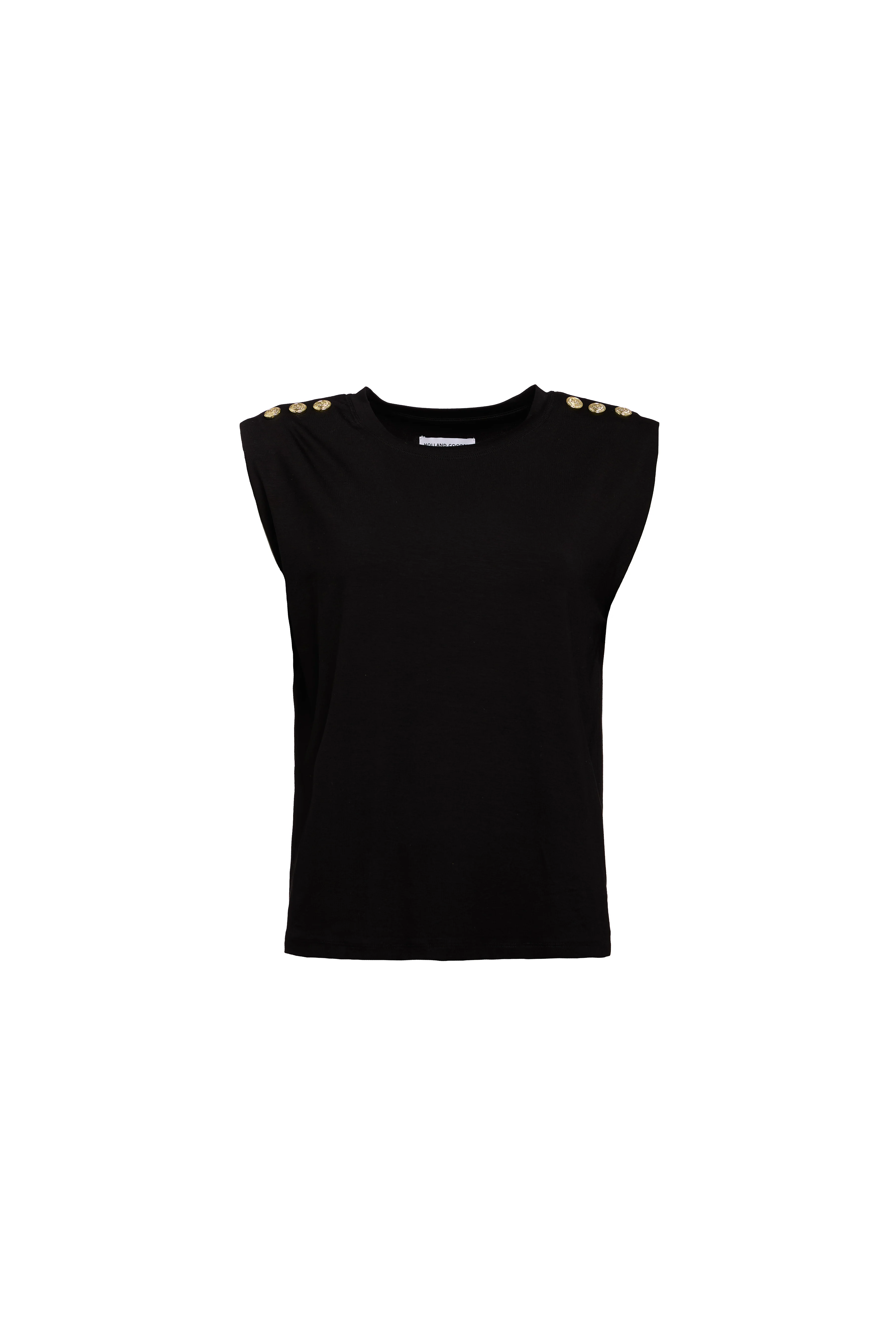 Millie Sleeveless Top (Black)