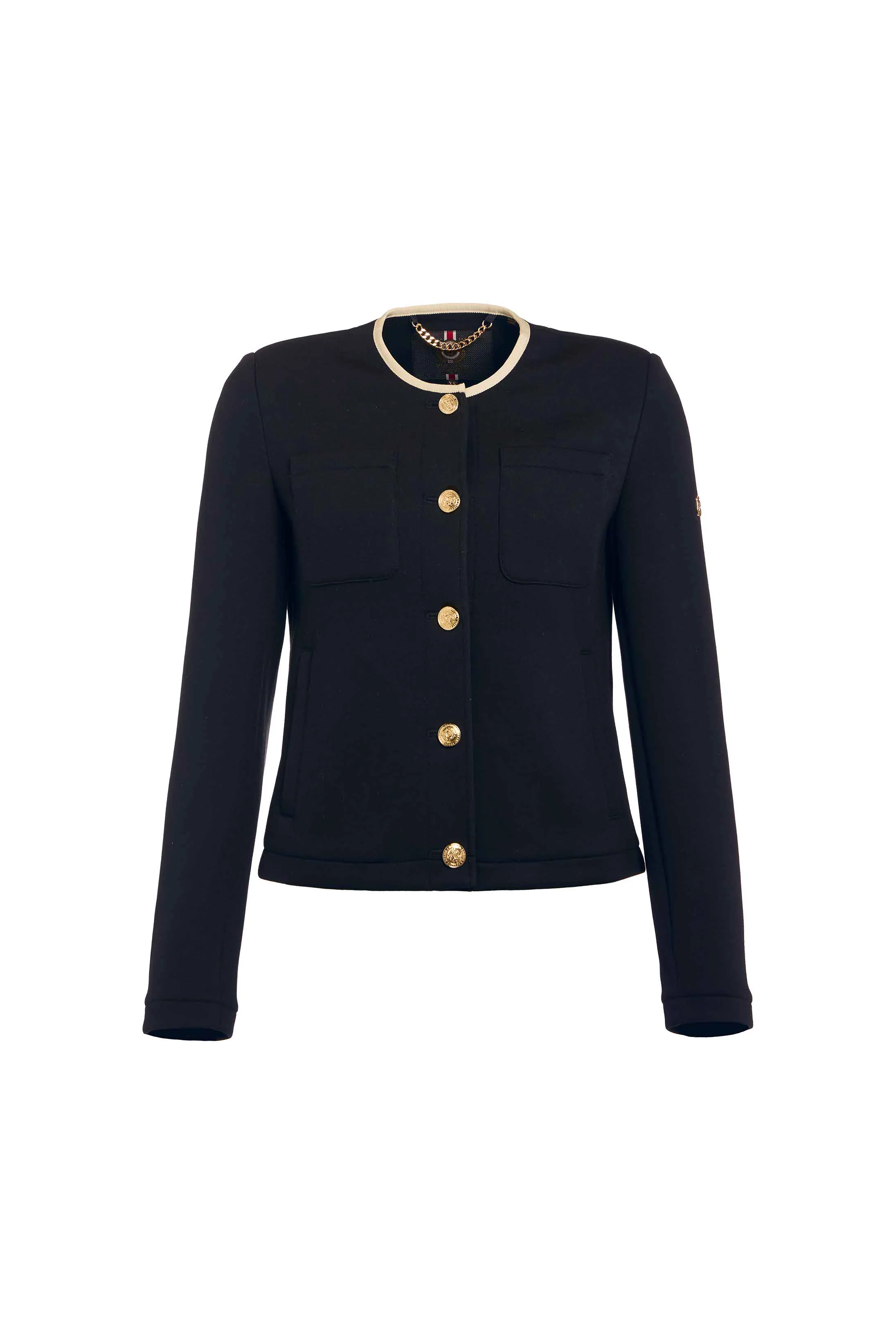 Chloe Jersey Jacket (Ink Navy)