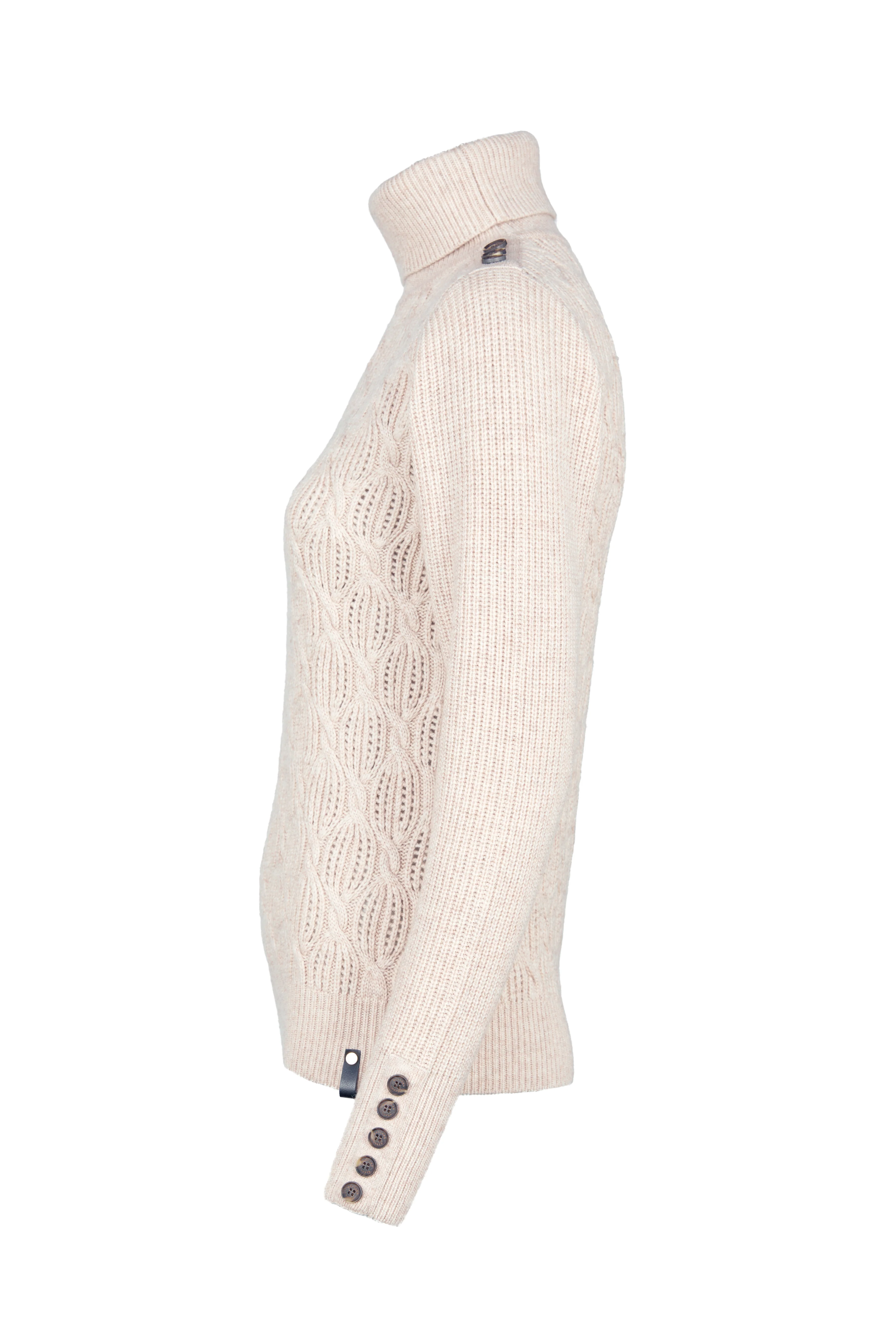 Cotswold Roll Neck Knit (Oatmeal)