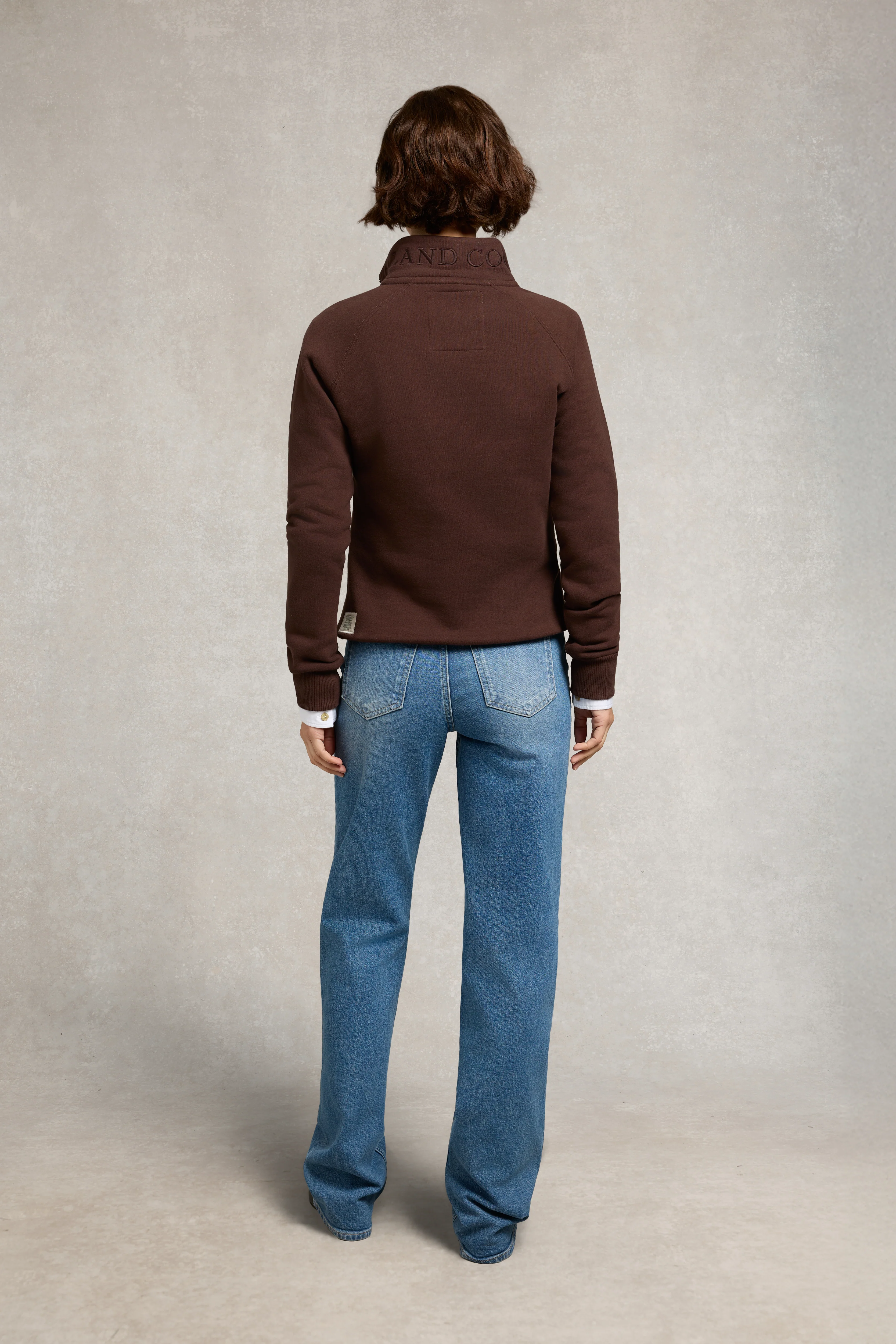 Sporting Goods Zip Henley (Walnut)