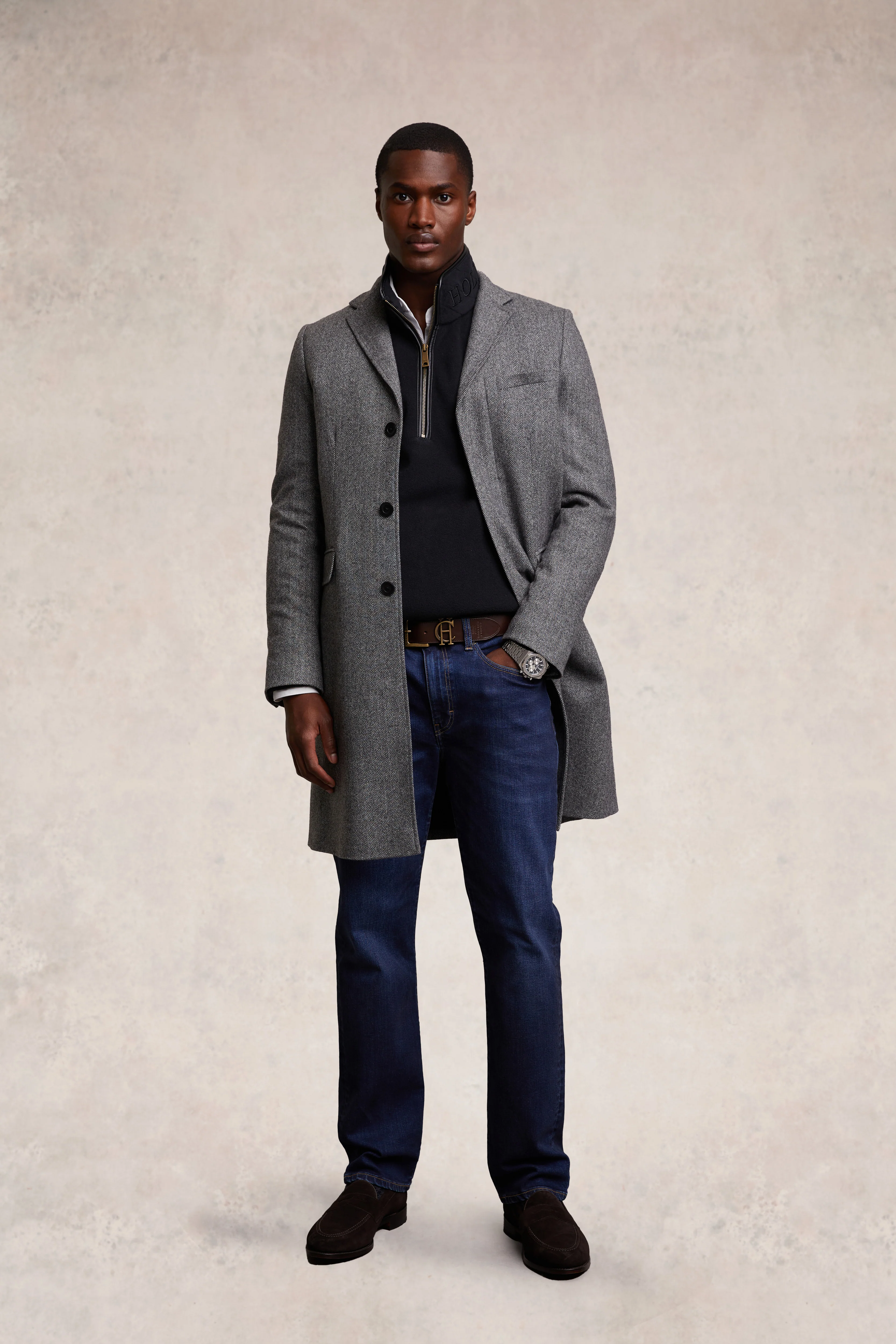 Country Fleece Quarter Zip (Black)