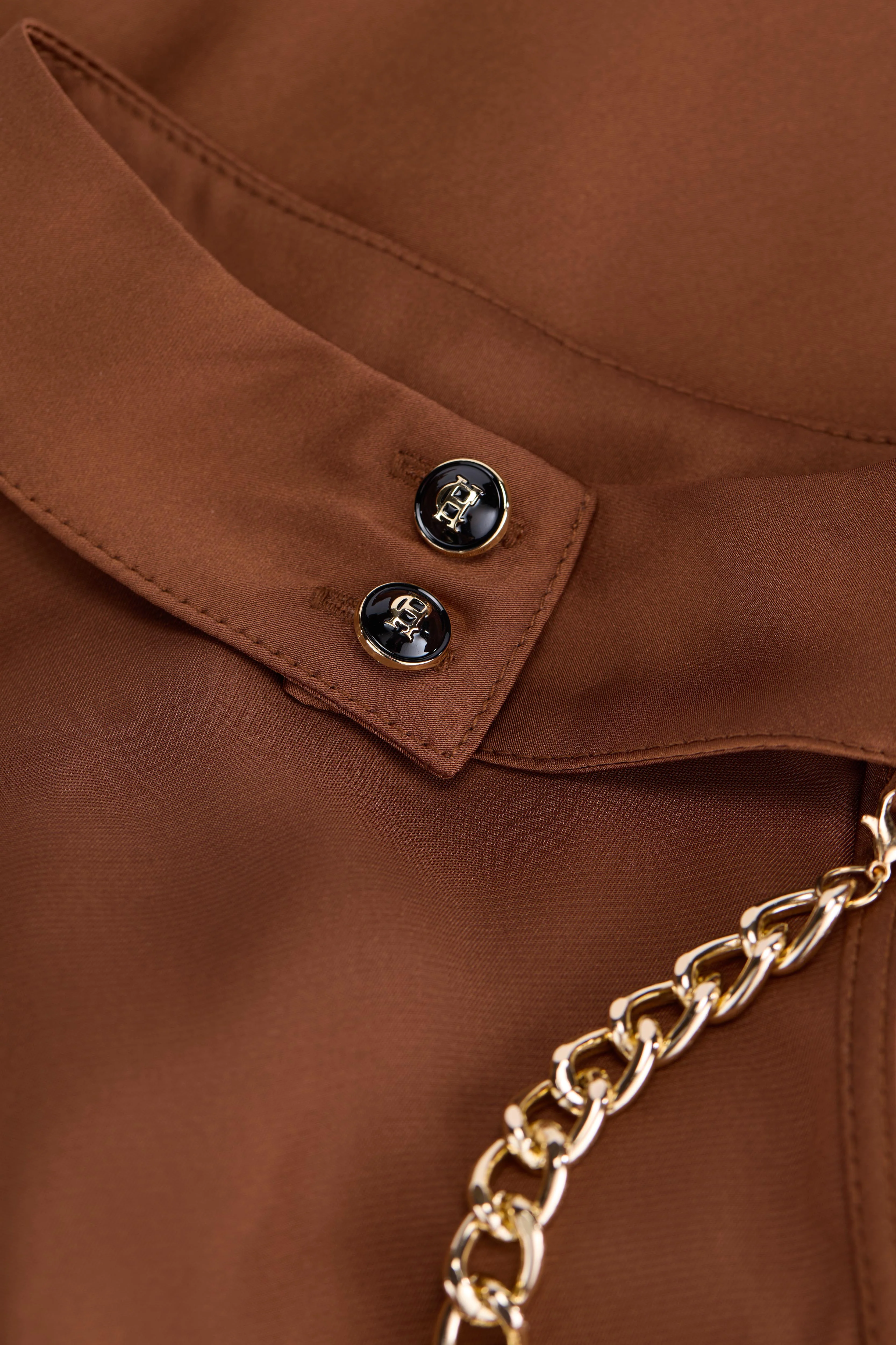 Florence Satin Dress (Copper)