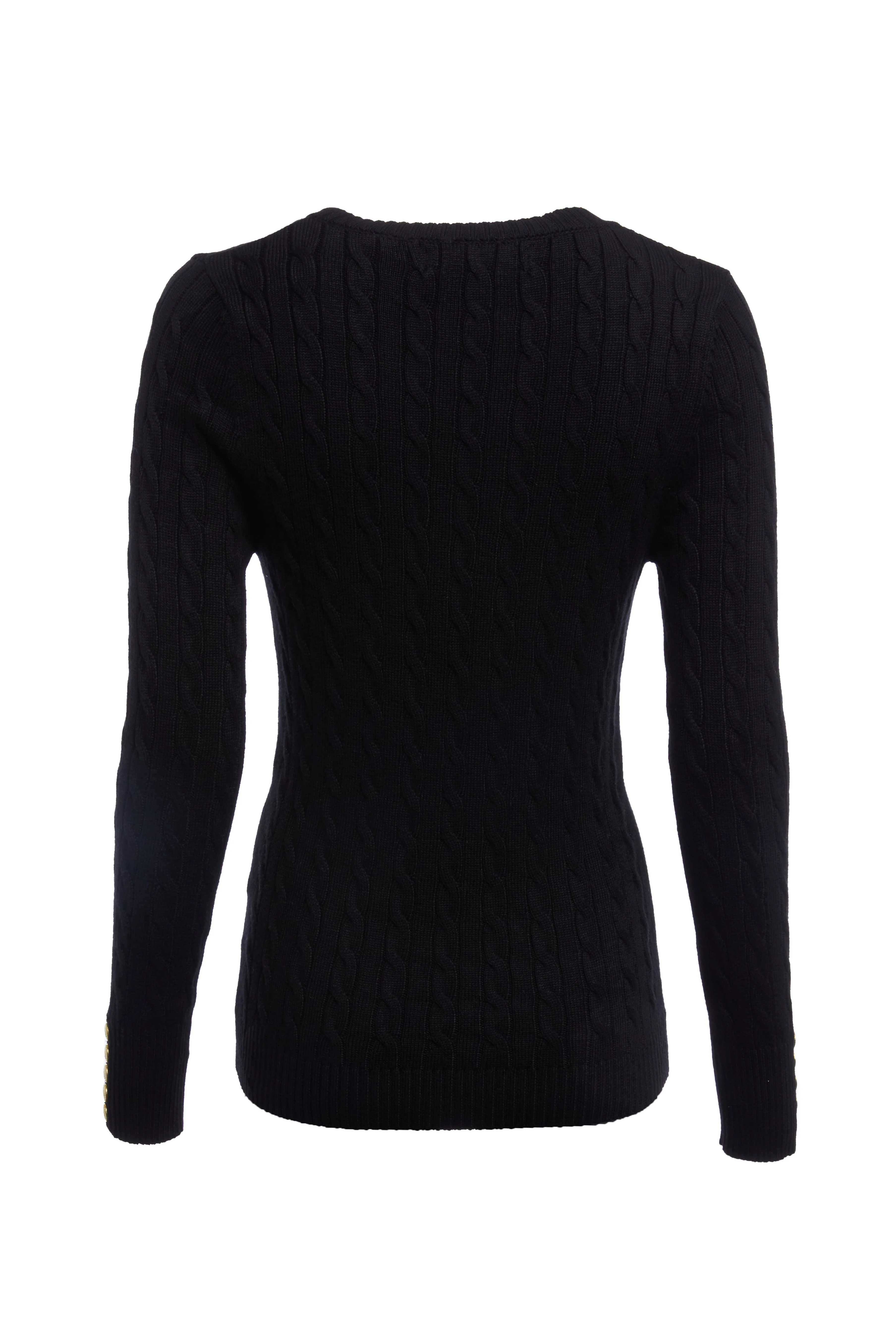 Seattle V-Neck Knit (Black)