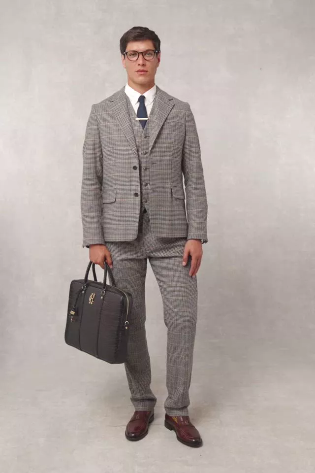 The Single Breasted Blazer (Prince of Wales Navy)