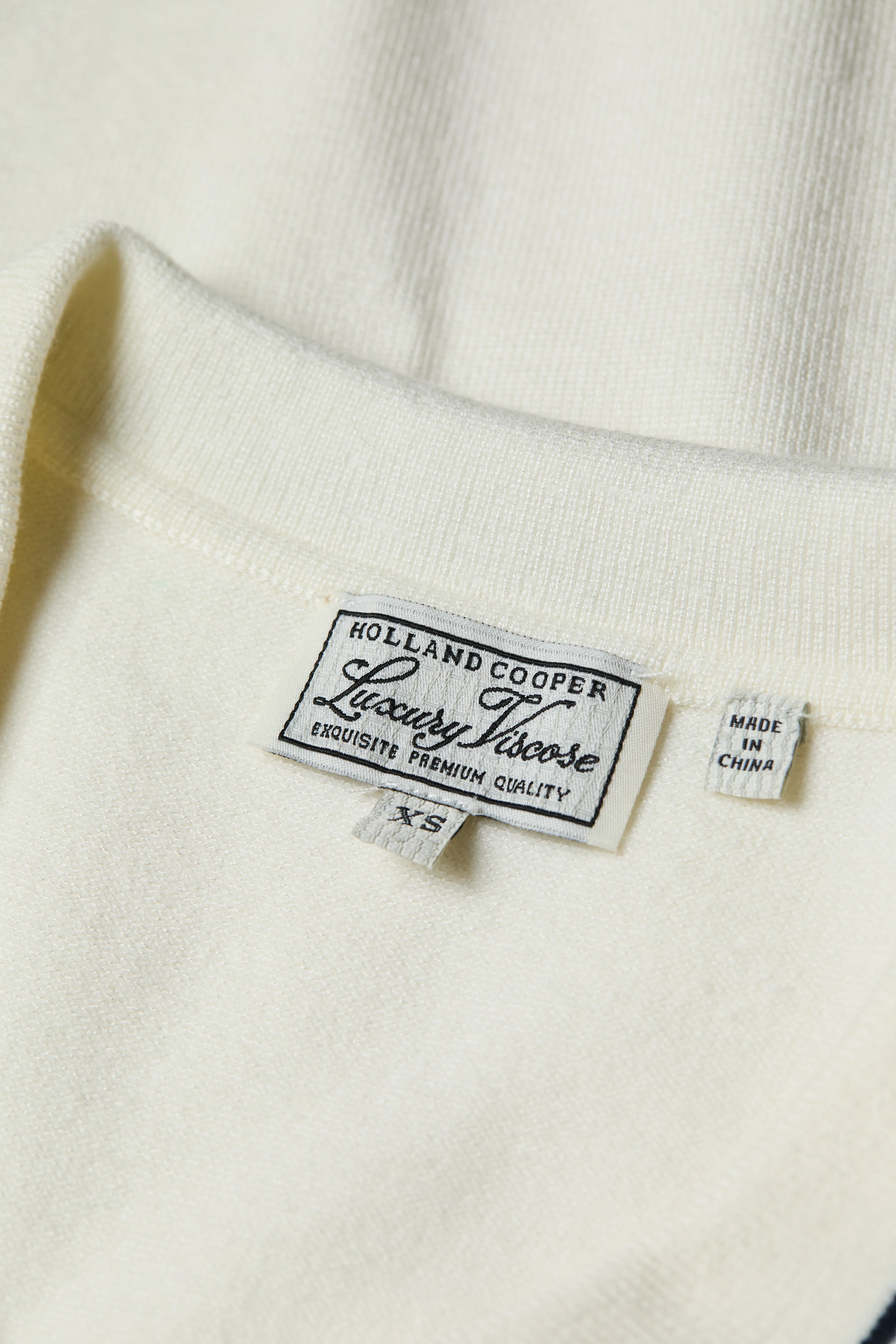 Layla Sleeveless Knitted Polo (Natural)