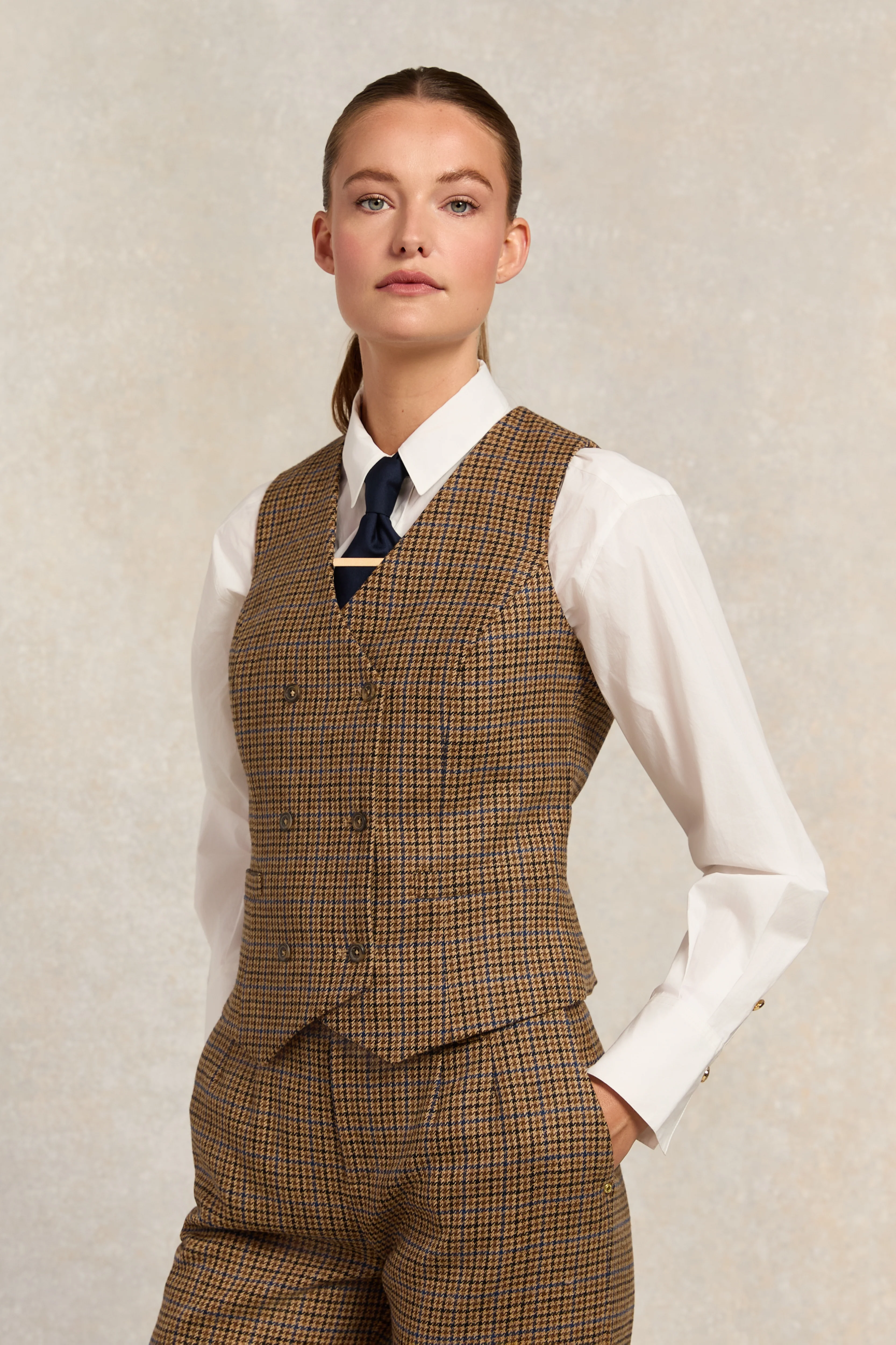 Kensington Waistcoat (Abbot Check Tweed)