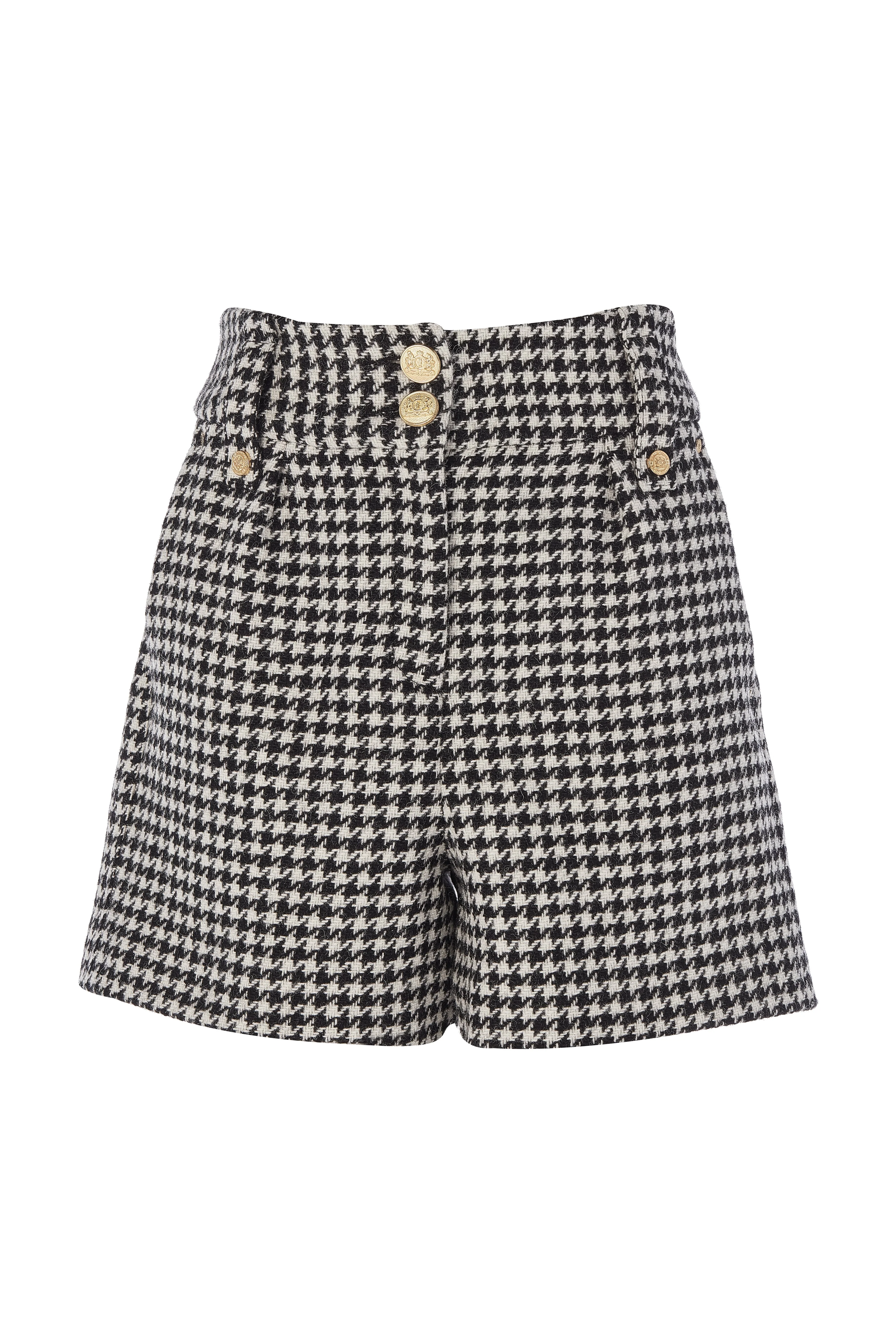 Luxe Tailored Short (Houndstooth)