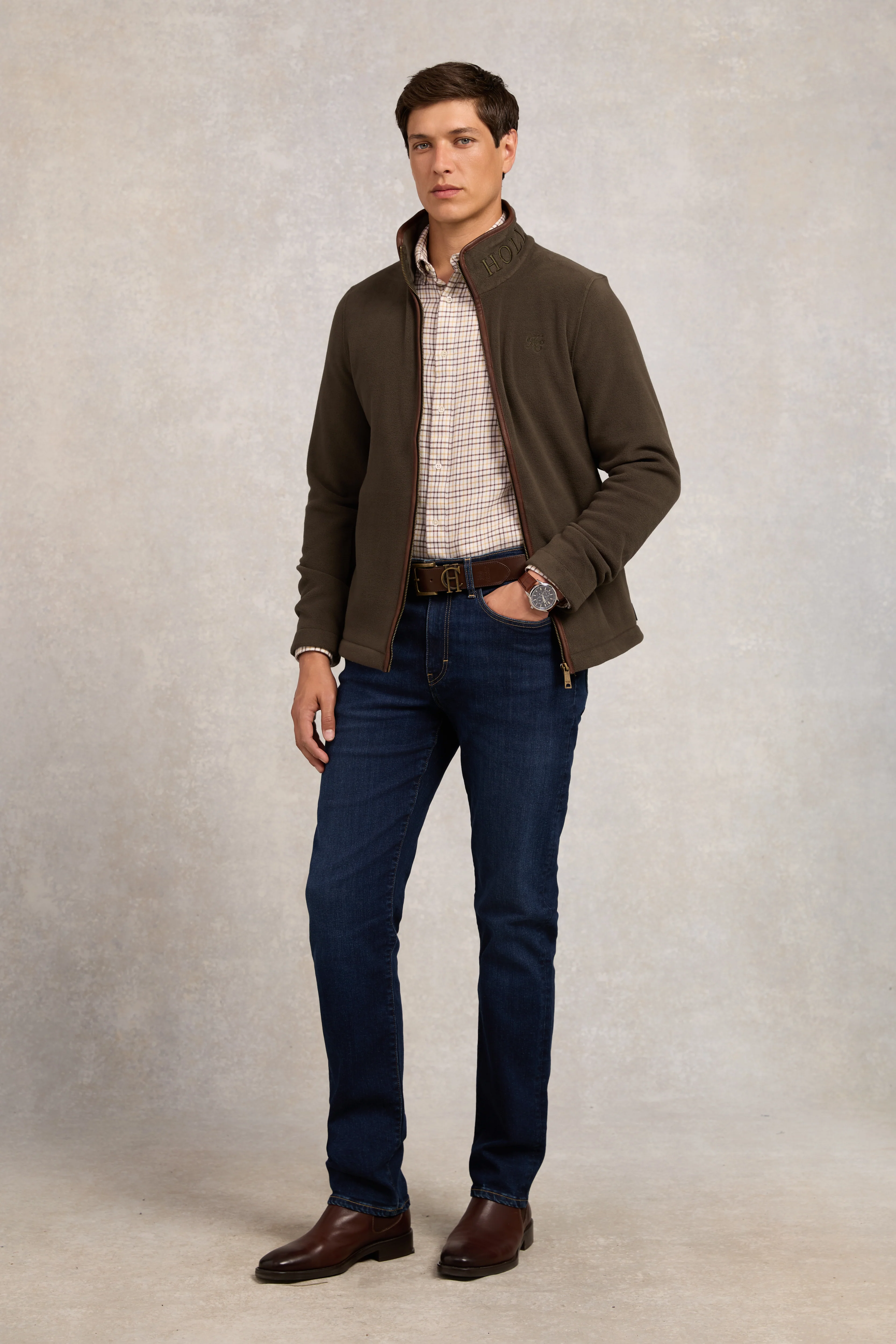 Country Fleece Jacket (Khaki)