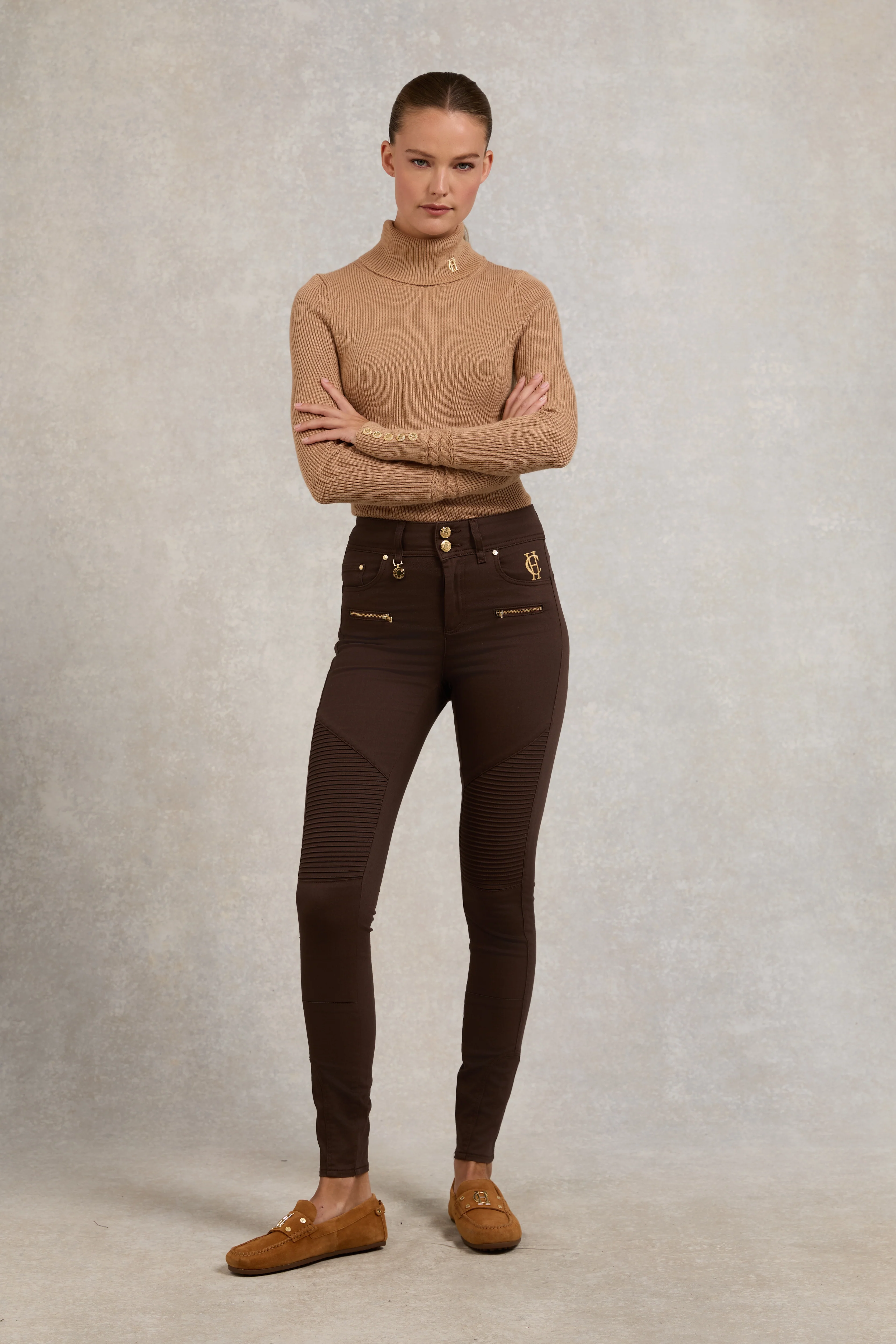 Biker Jean (Chocolate)