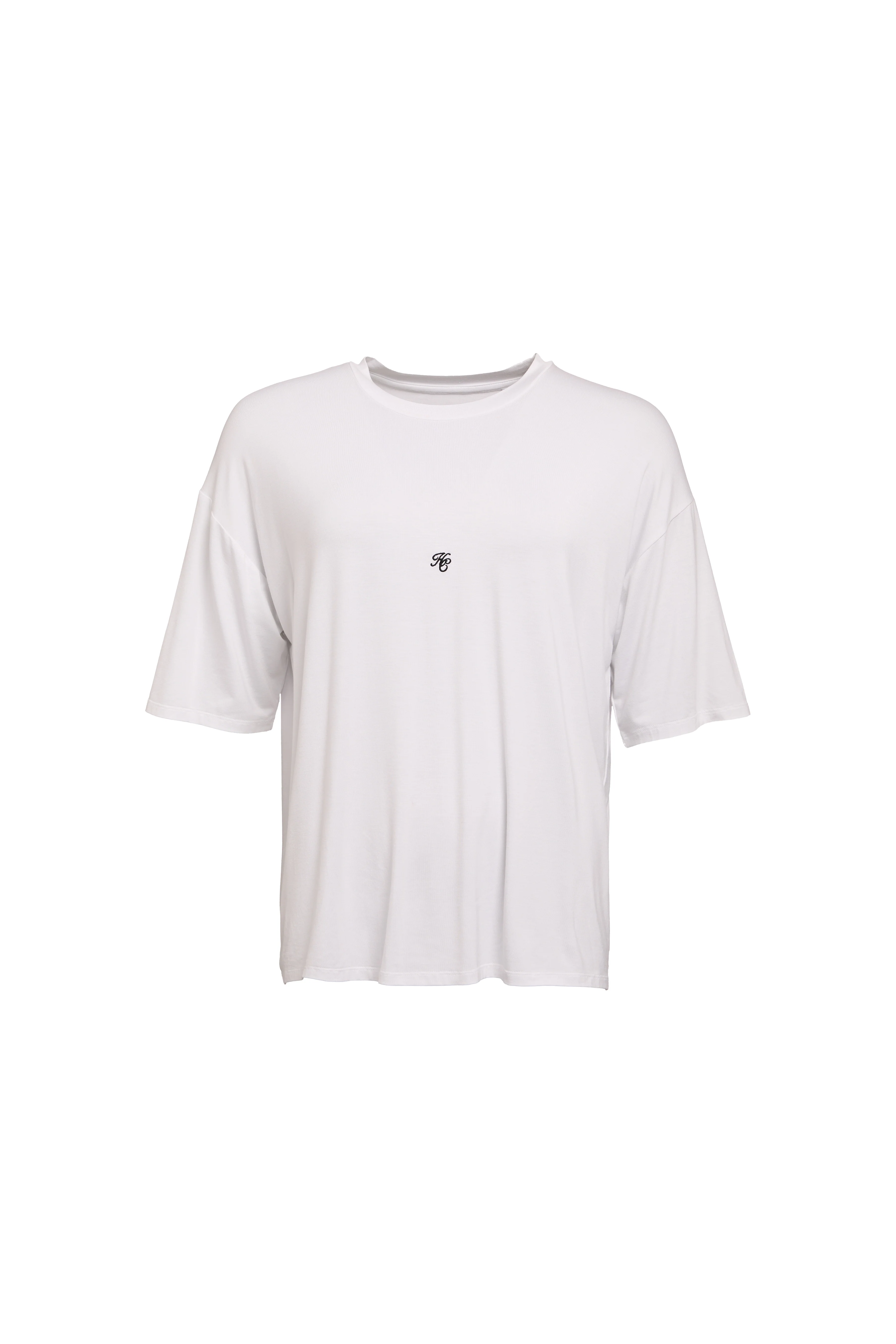 Oversized Monogram Tee (White)