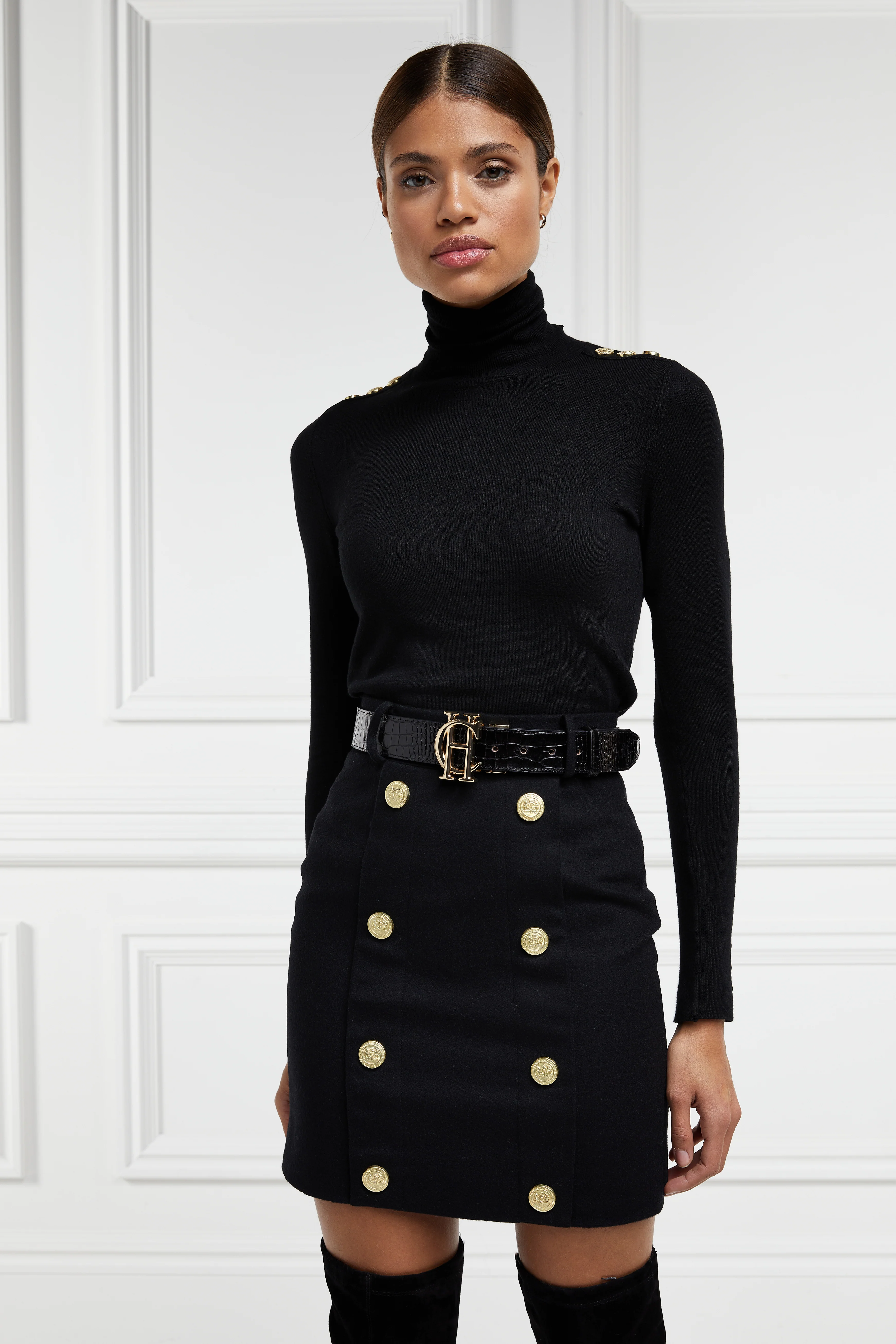Knightsbridge Skirt (Soft Black)