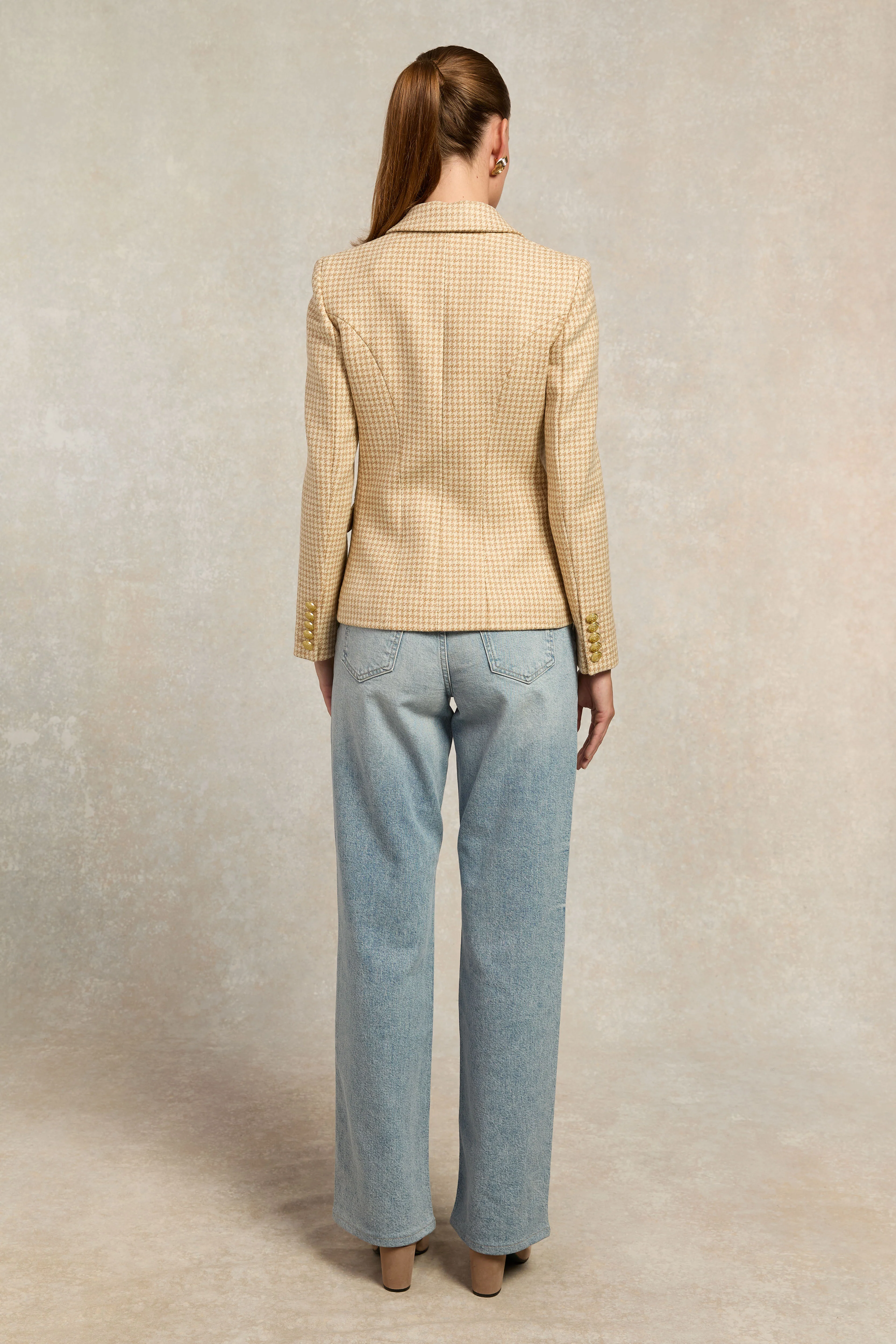 Knightsbridge Blazer (Camel Puppy Tooth)