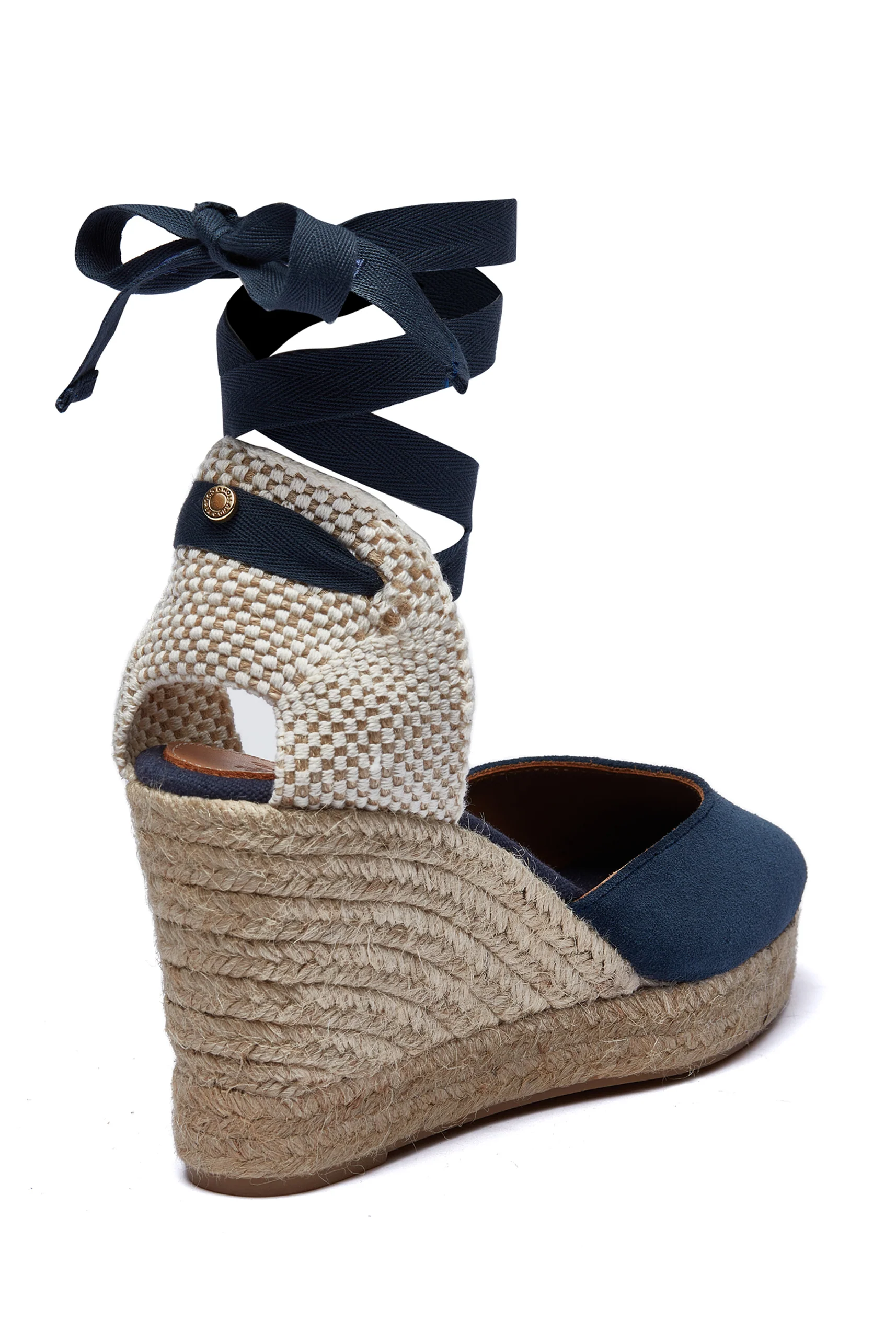 Seville Wedge Sandal (Navy)