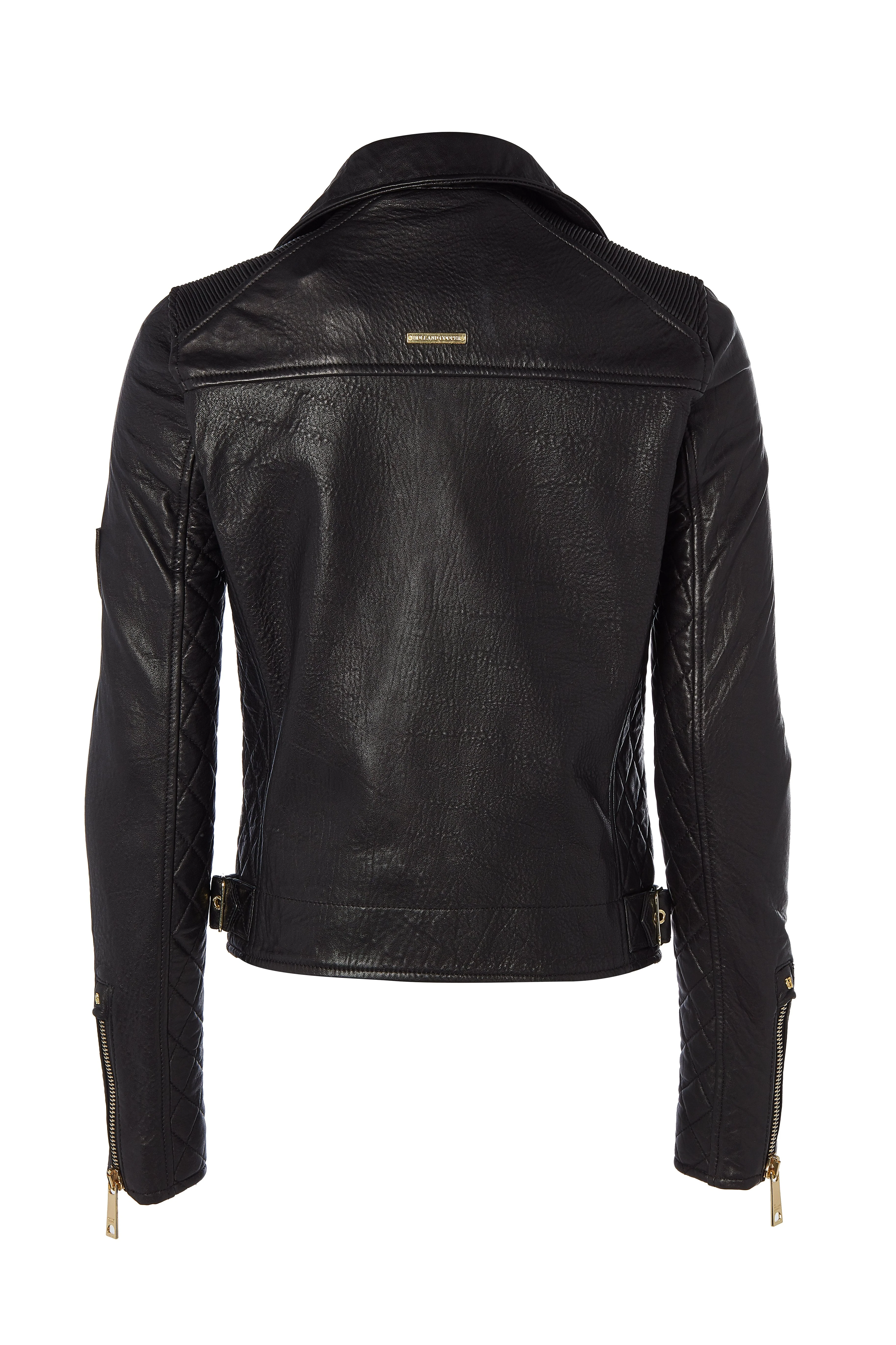 Leather Biker Jacket (Black)