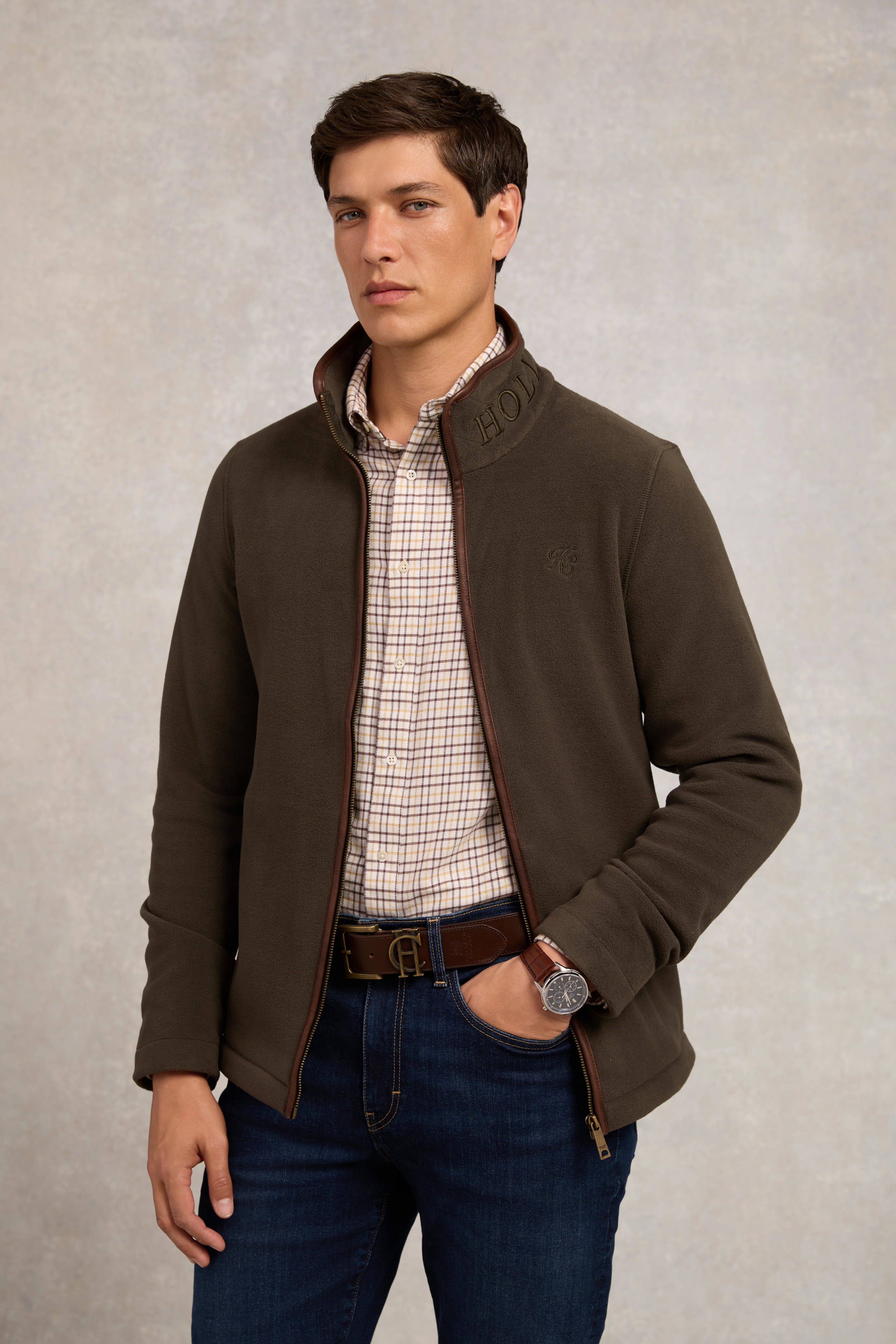Country Fleece Jacket (Khaki)