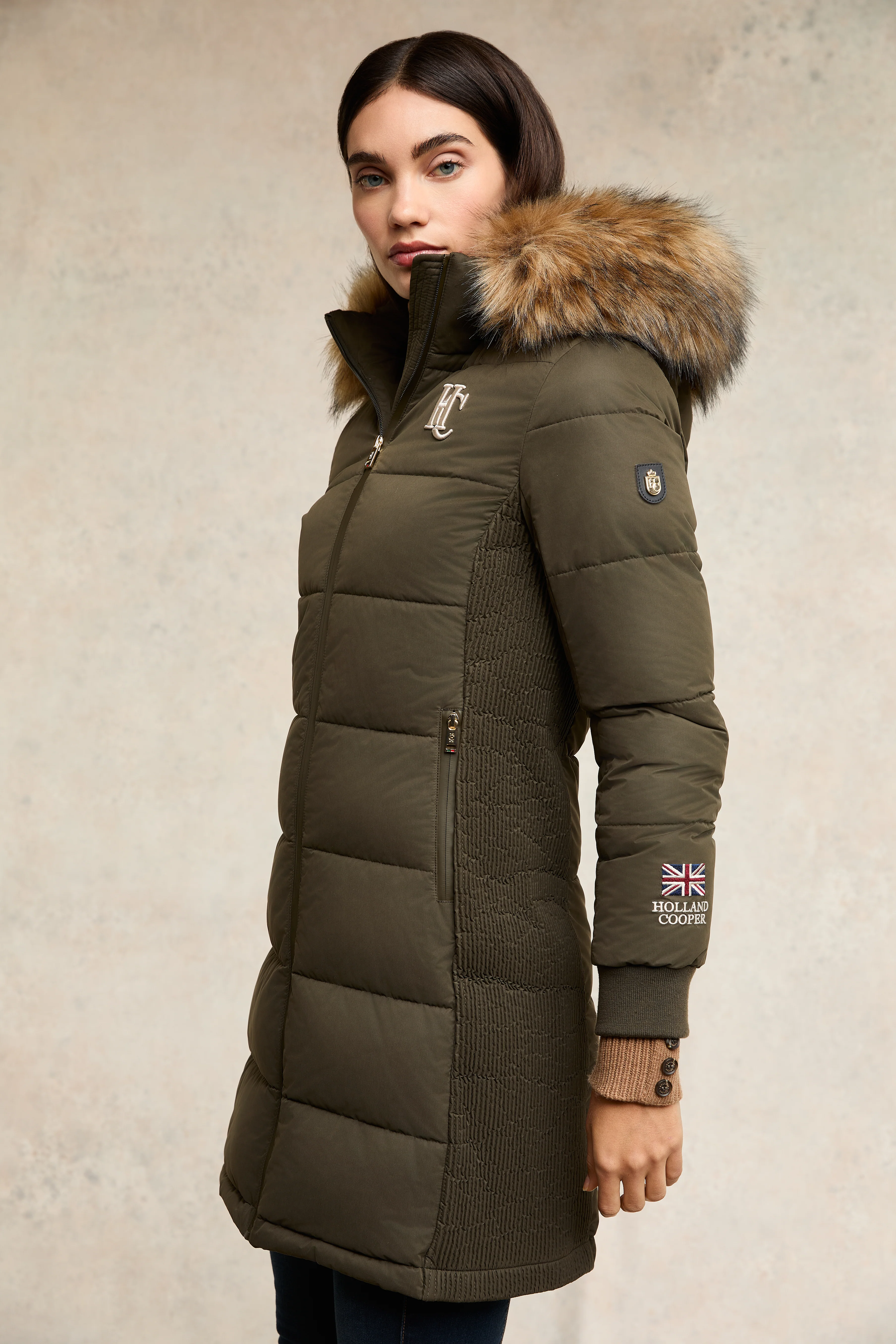 Team Padded Coat (Khaki)