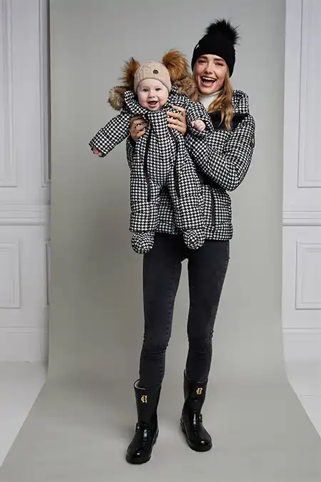 Baby Snowsuit (Houndstooth)