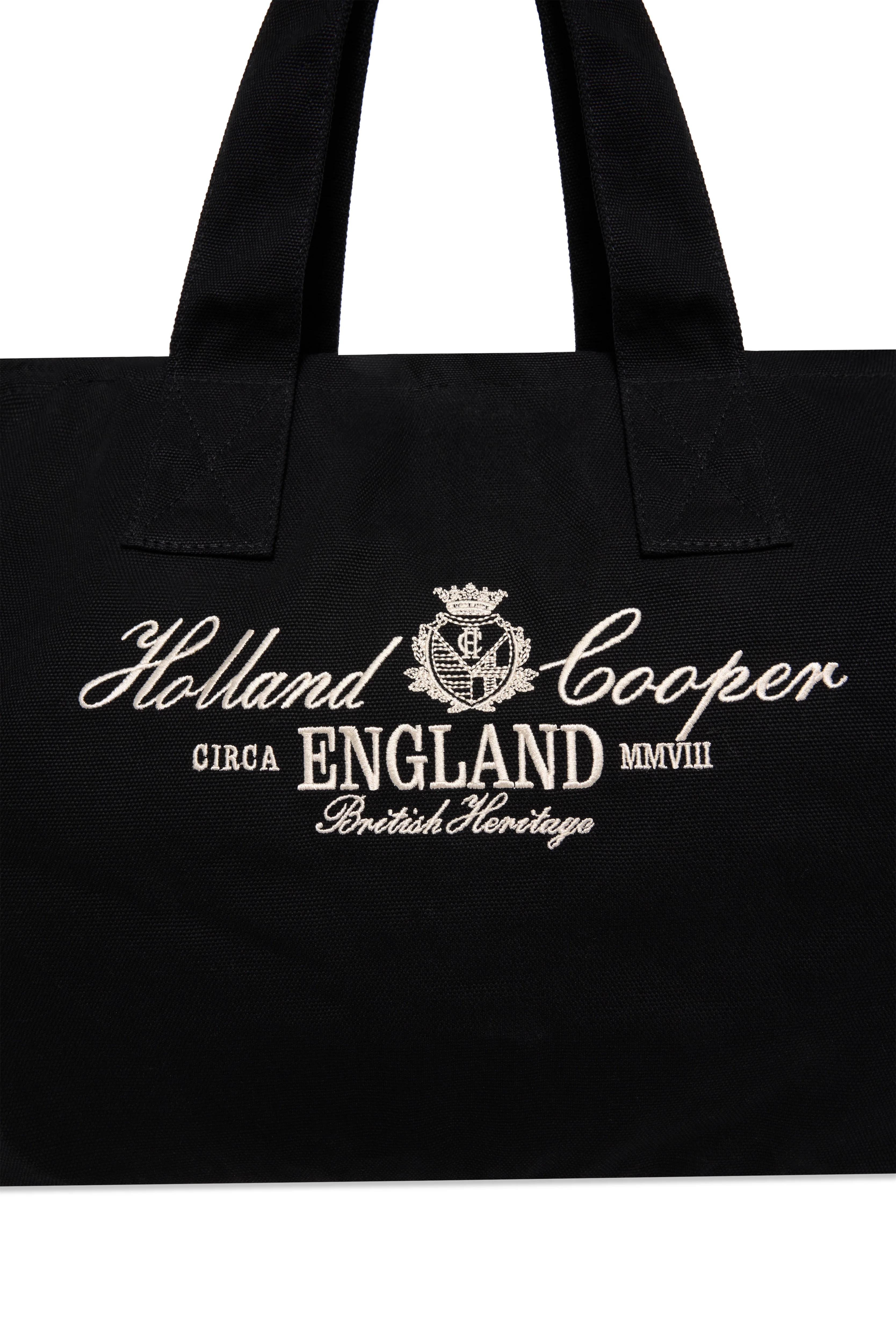 Essential Tote Bag (Black Ecru)