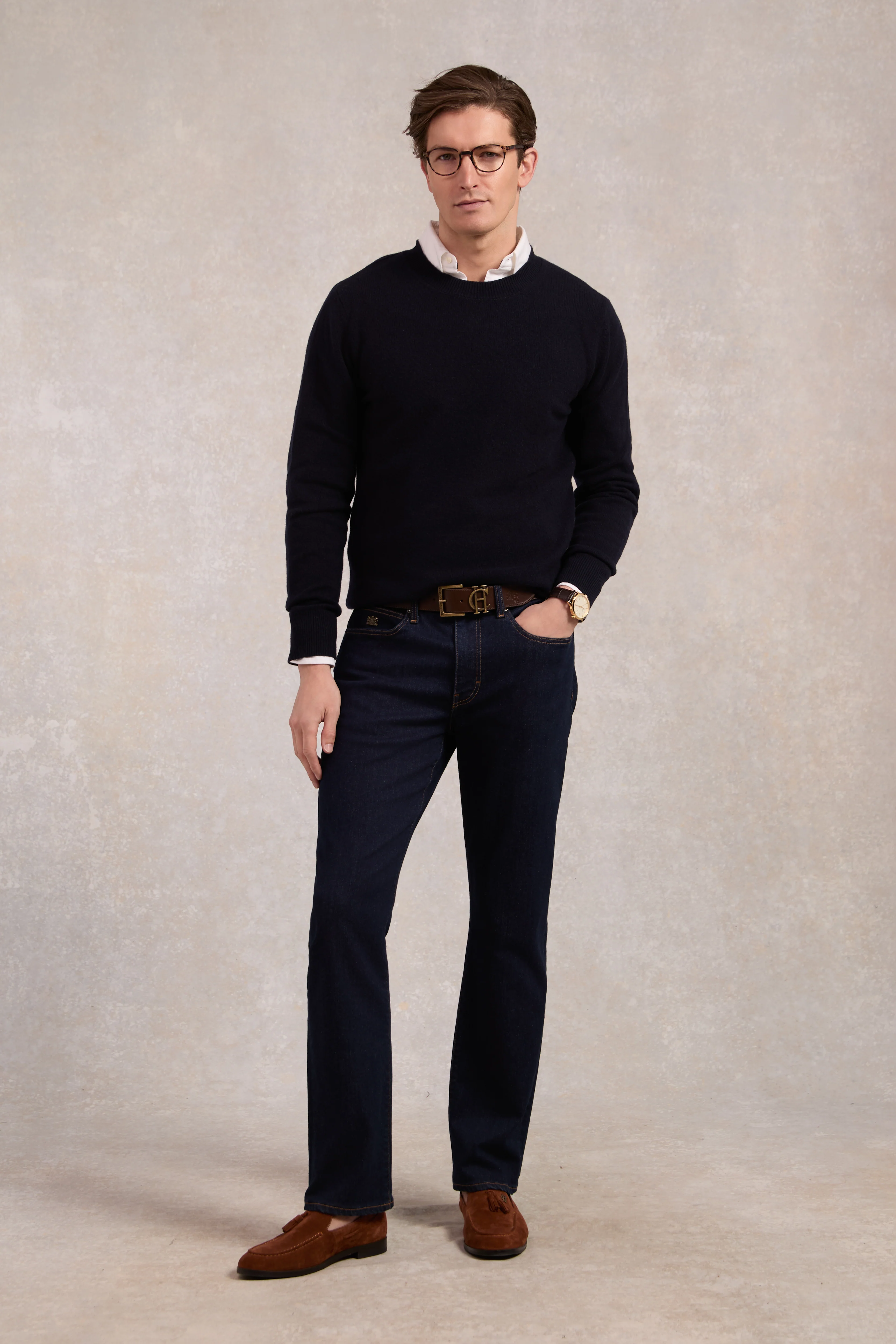 Classic Straight Jean (Dark Indigo)