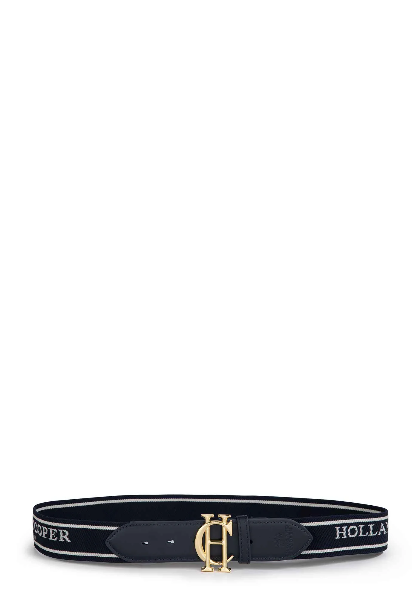 Burghley Logo Riding Belt (Ink Navy)