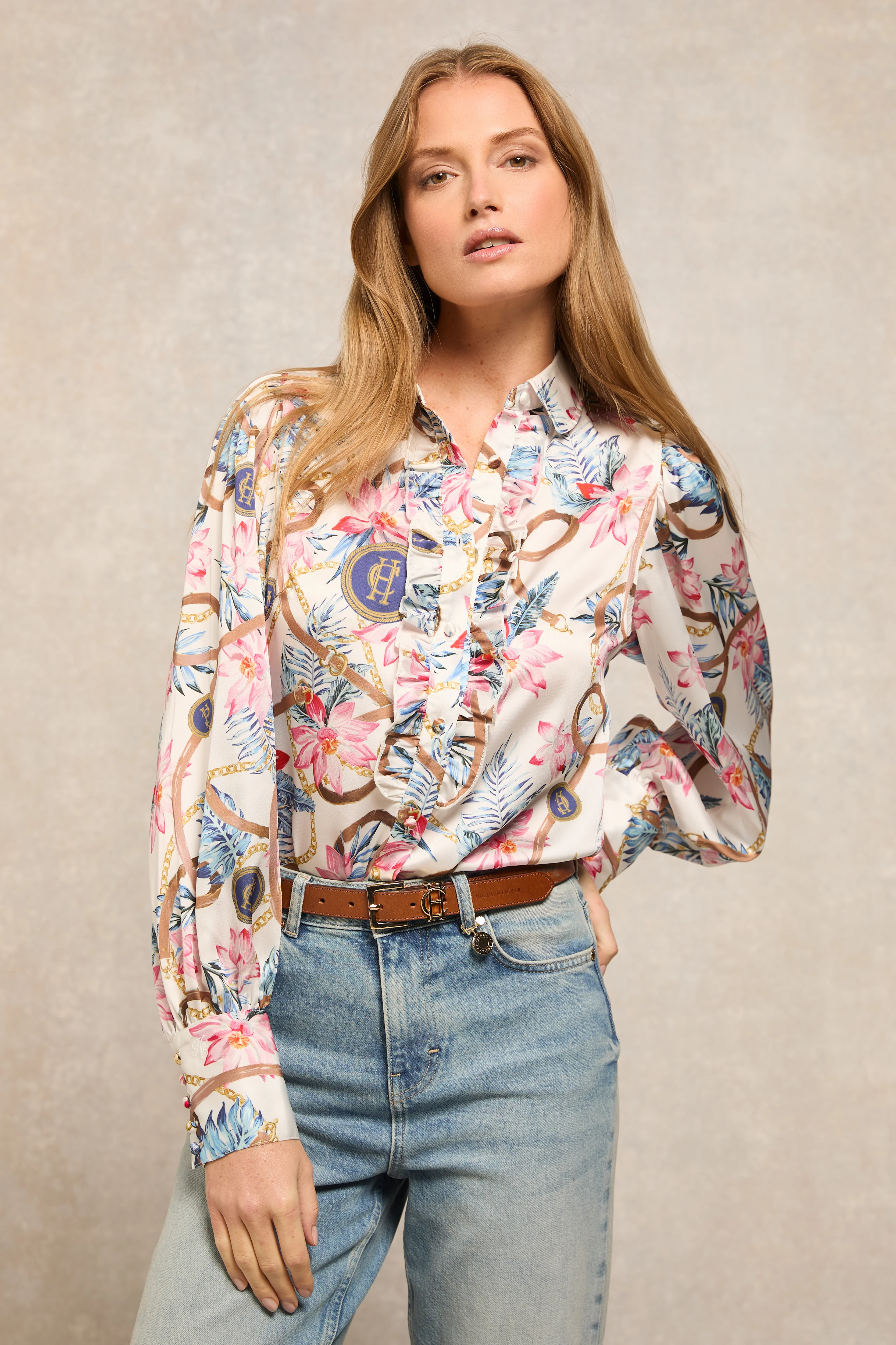 Isla Ruffle Shirt (Seychelles)