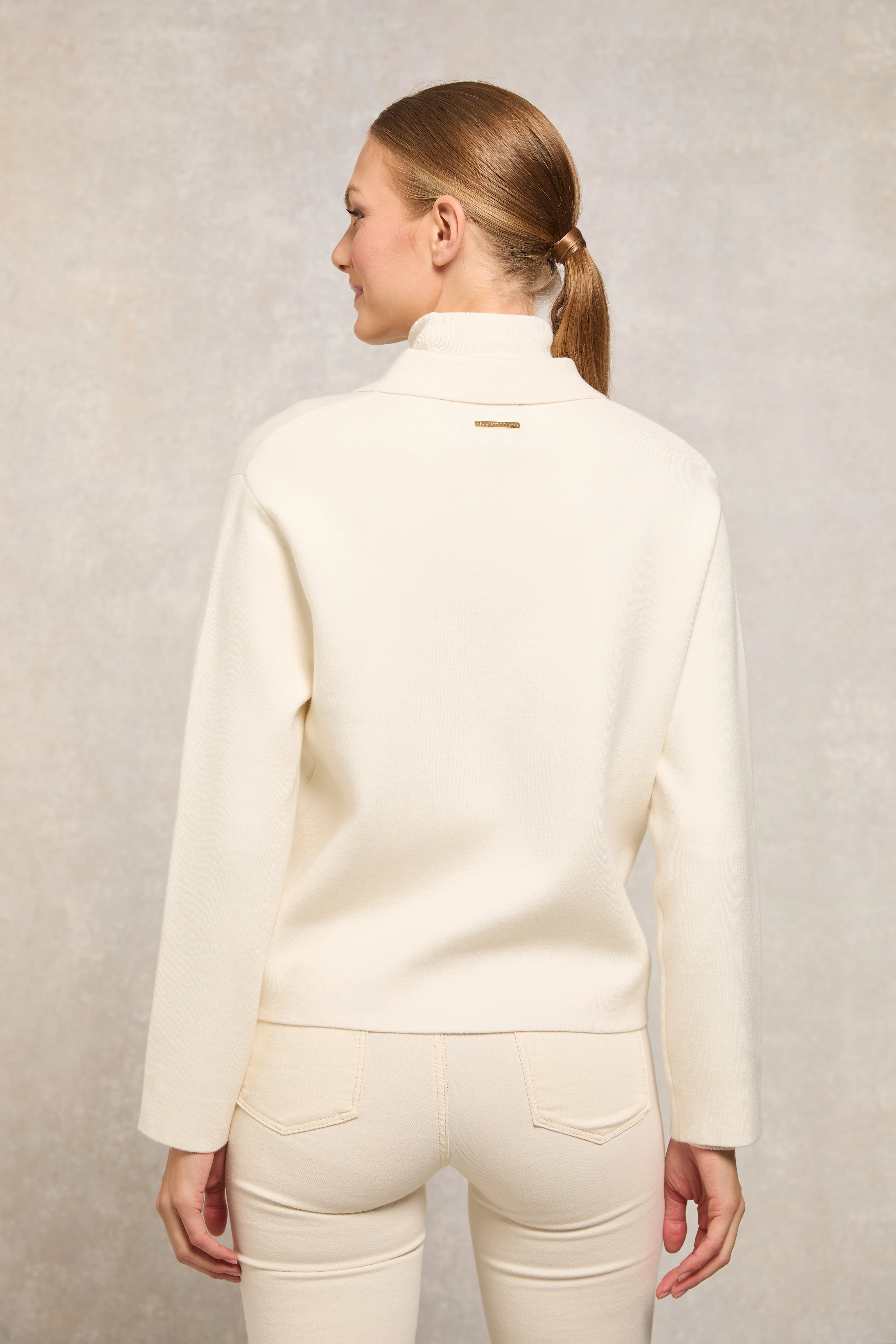 Maria Knitted Overshirt (Natural)