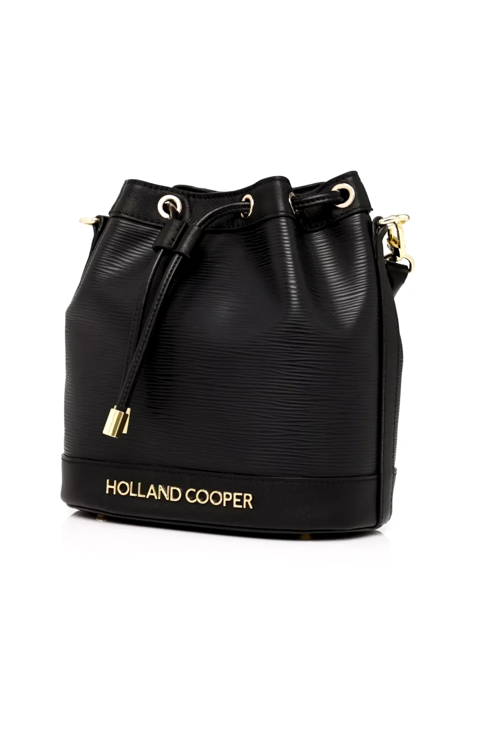 Abbot Bucket Bag (Textured Black)