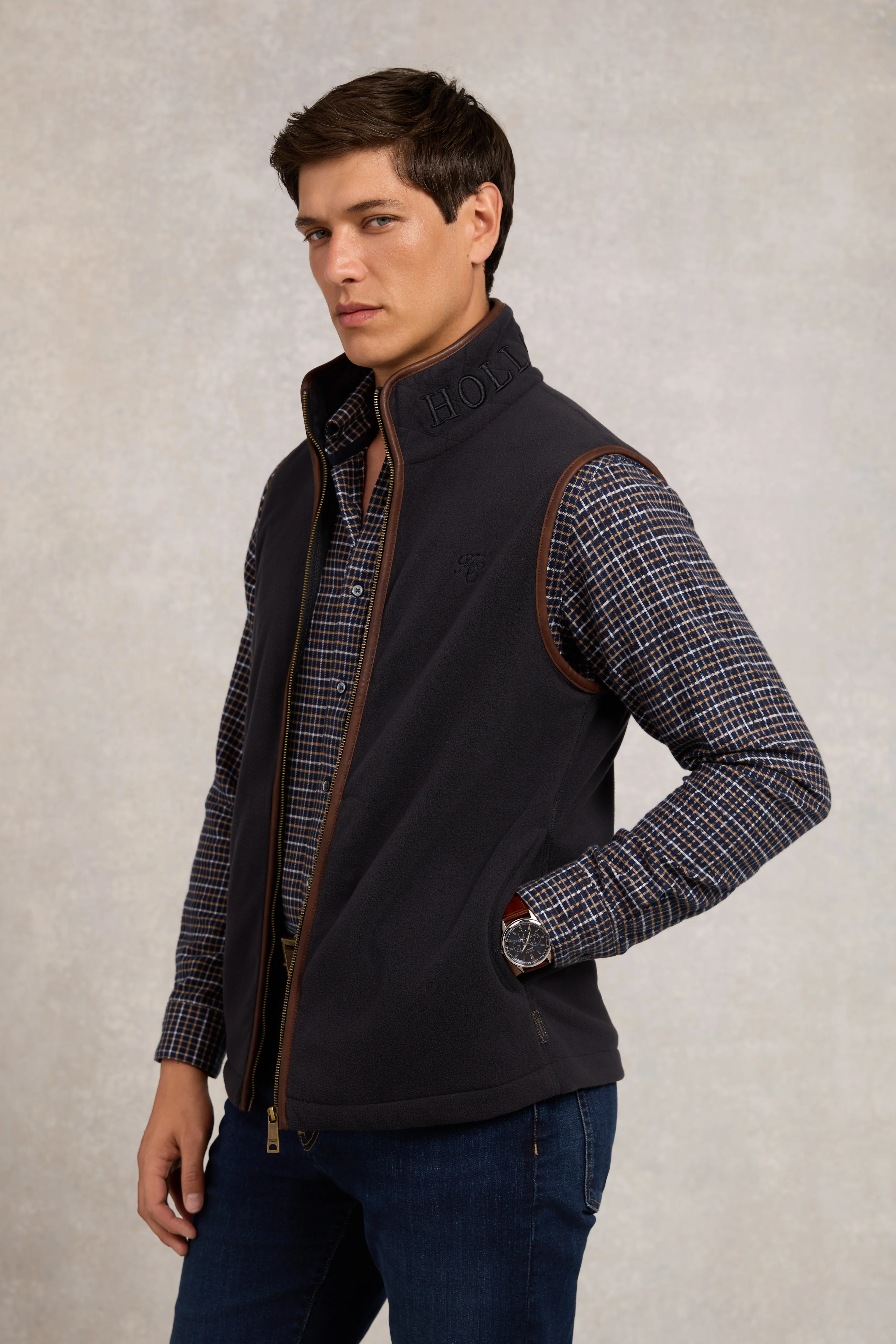 Country Fleece Gilet (Ink Navy)