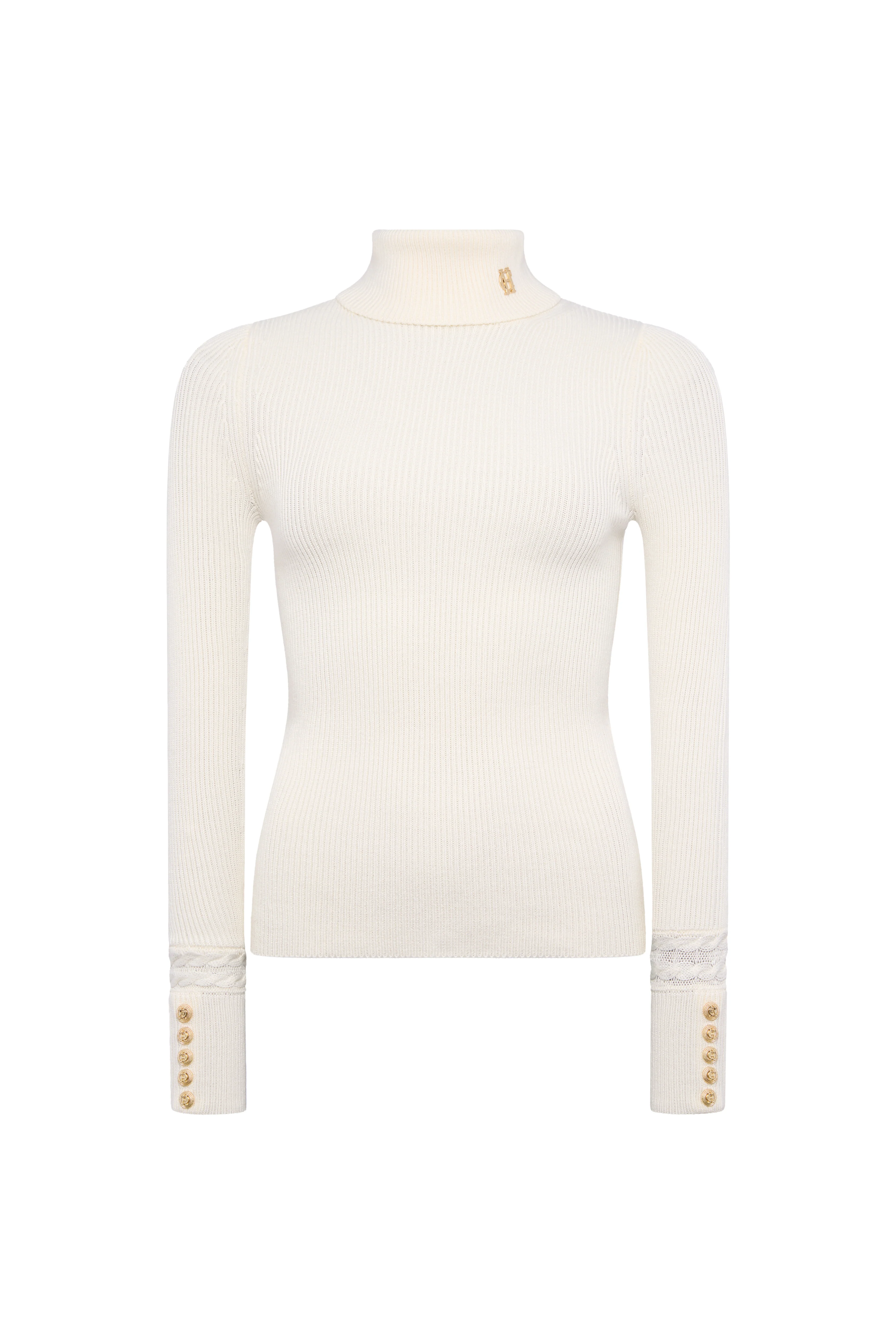 Painswick Roll Neck Knit (Natural)